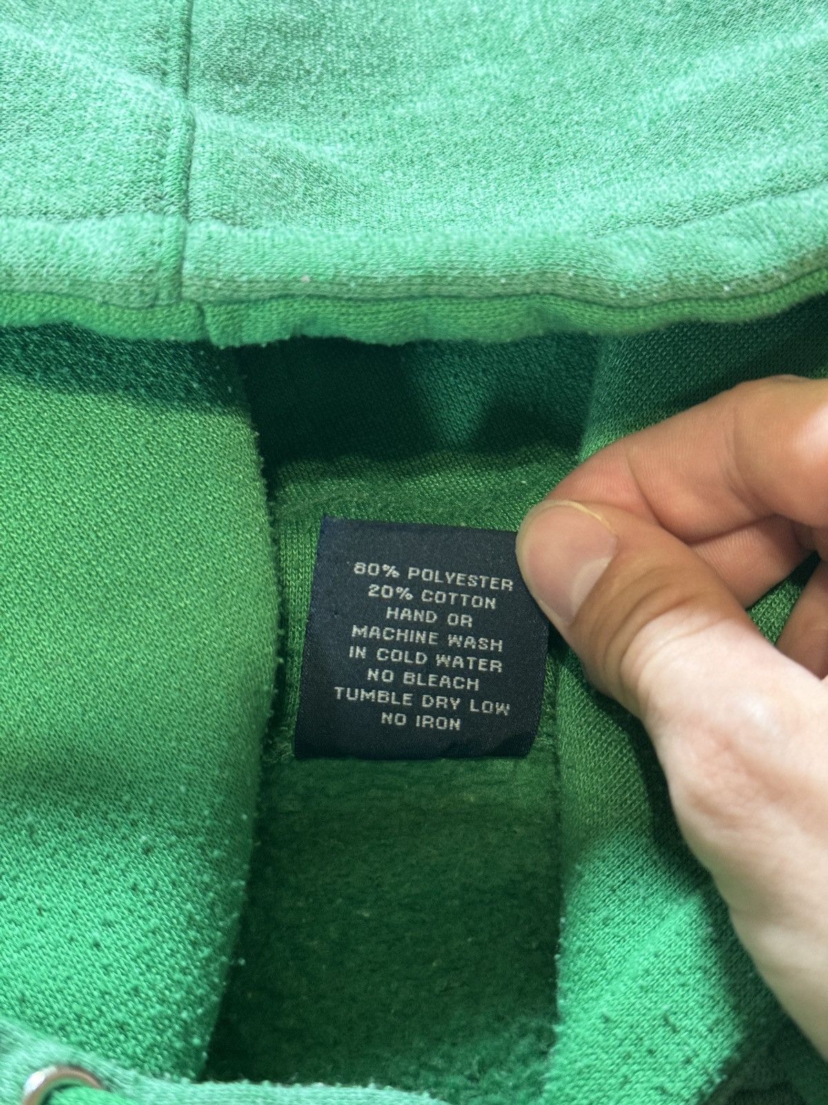 Vintage Vintage 90s Cook Forest Two Tone Green Sweatshirt Hoodie Size US M / EU 48-50 / 2 - 4 Thumbnail
