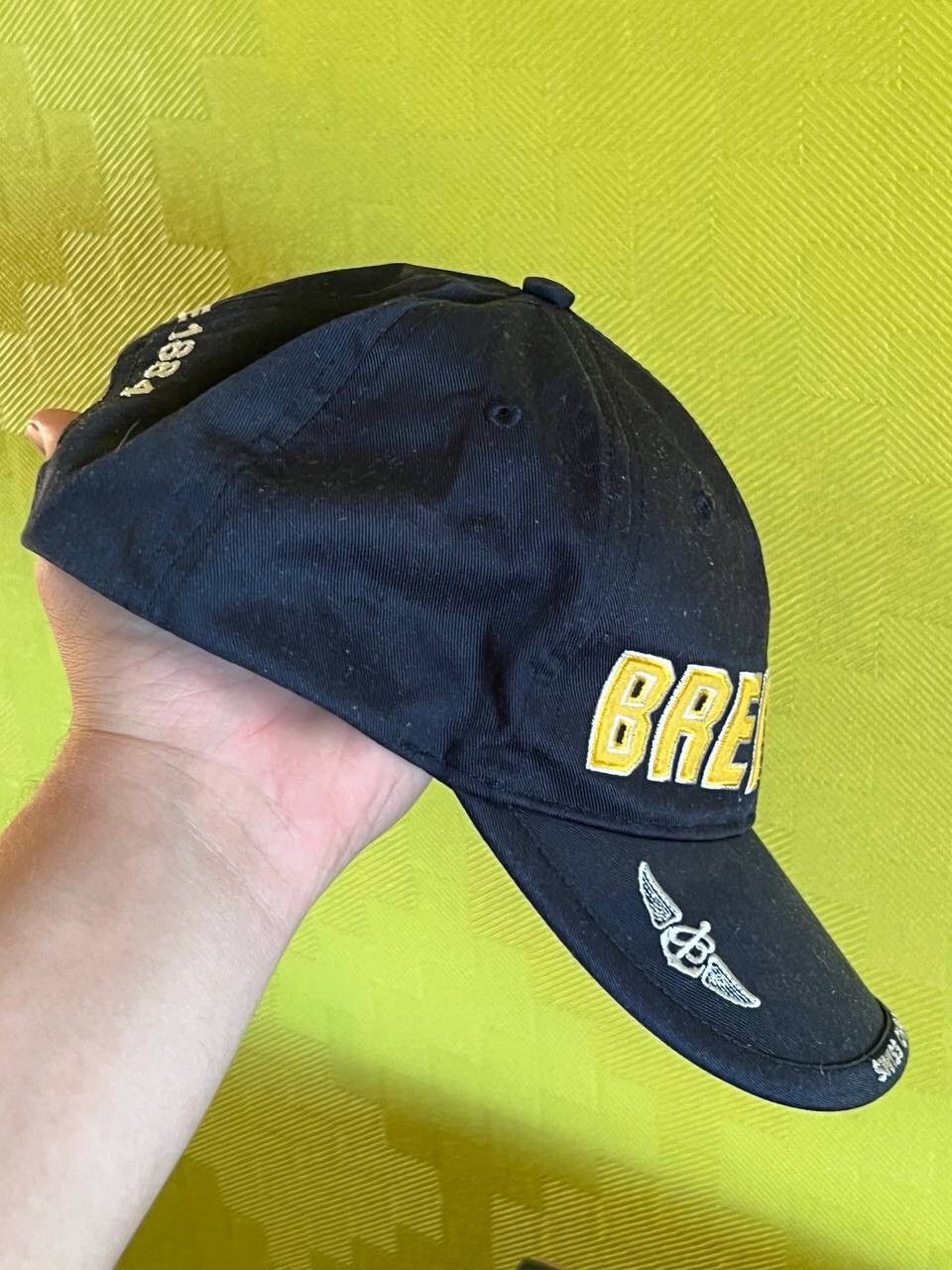 Breitling Vintage 90s Breitling Swiss Chronograph Watch Company Hat Size ONE SIZE - 6 Thumbnail