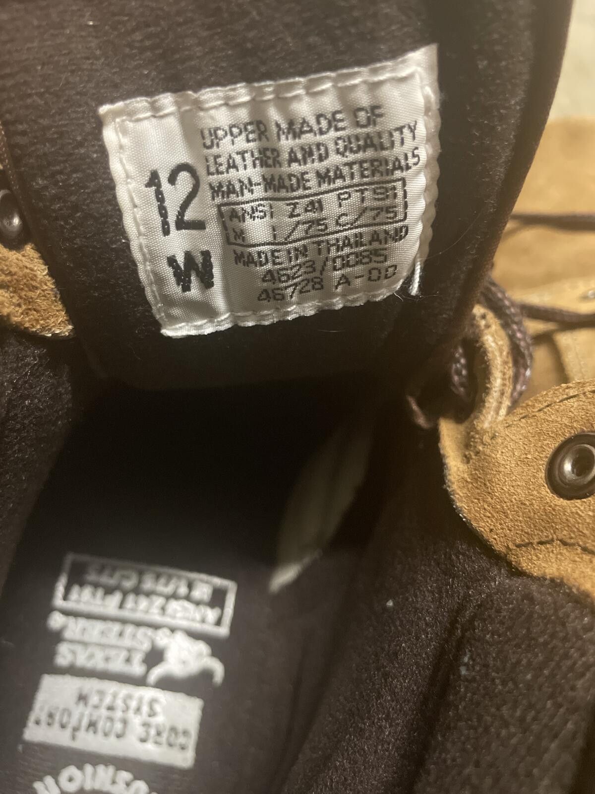Other Texas Steer Steel Toe Work Boots Mens 12 Brown Outdoor EUC Size US 12 / IT 42 - 4 Thumbnail