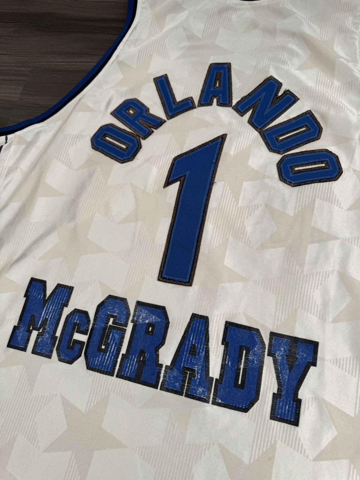 Reebok Tracy McGrady #1 Orlando Magic NBA Stitched Swingman Jersey Size US XXL / EU 58 / 5 - 8 Thumbnail