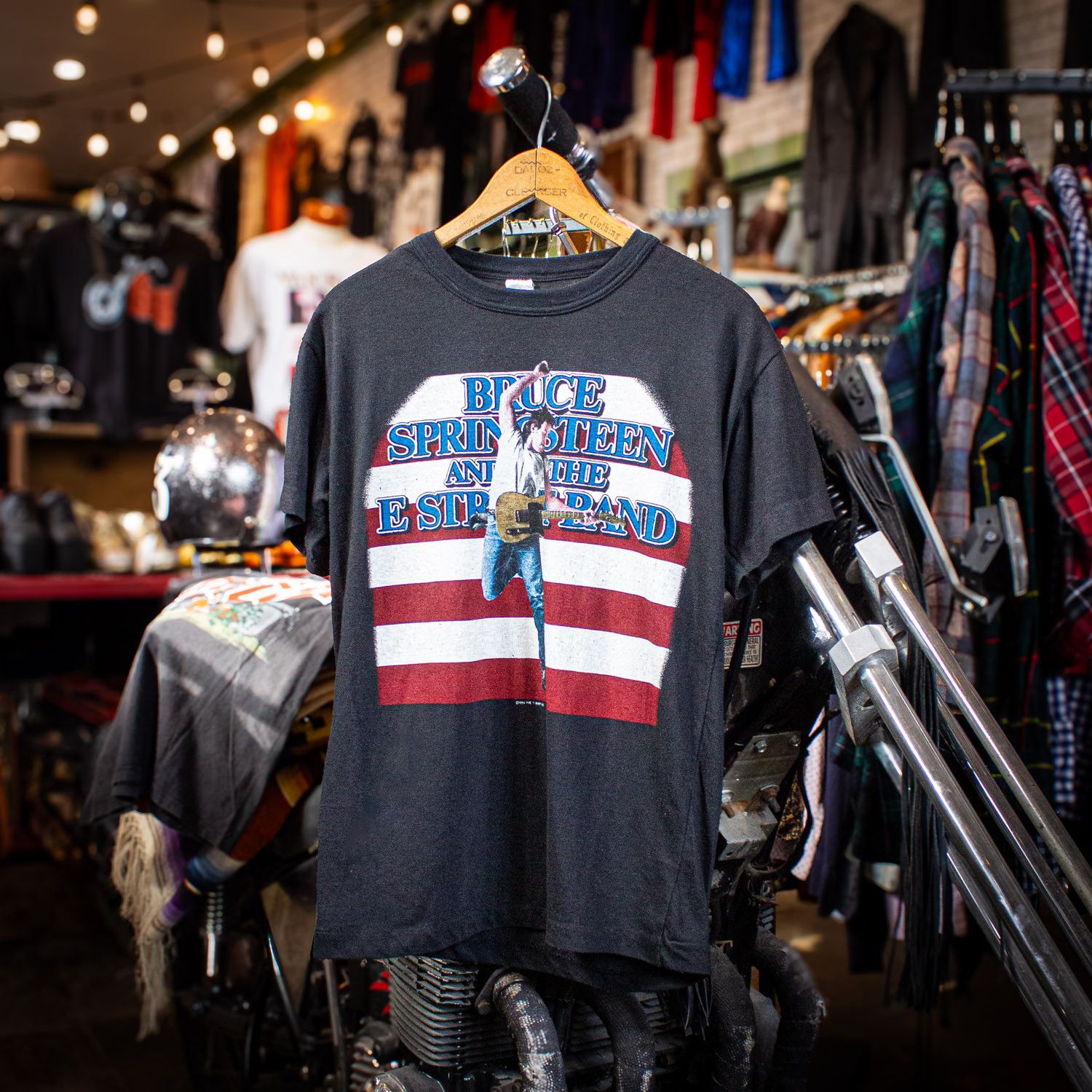 Band Tees × Vintage Bruce Springsteen Born In The USA Concert Tee 1984/85 Size US S / EU 44-46 / 1 - 4 Thumbnail