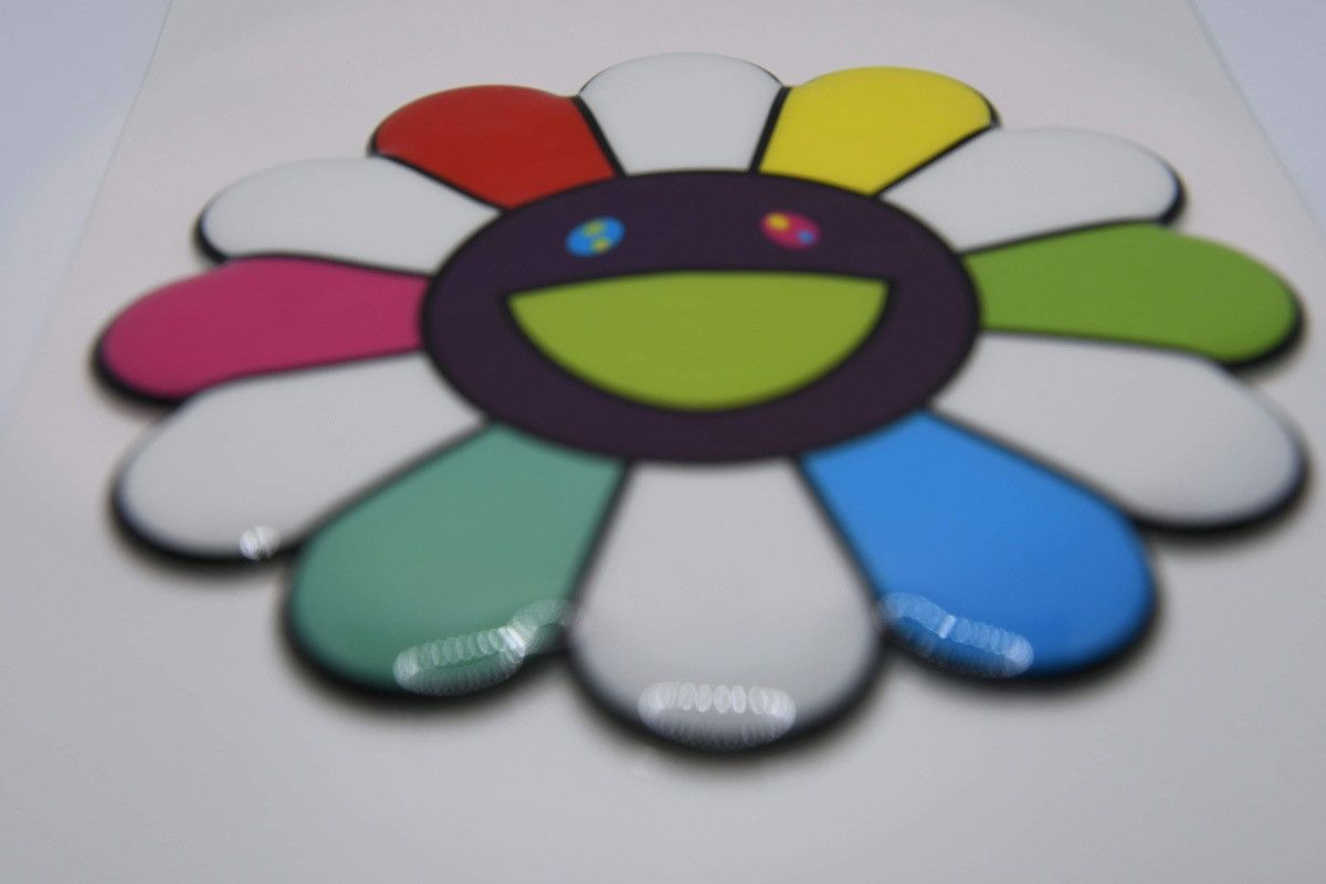 Takashi Murakami Takashi Murakami - Bubblingly Sticker - Multicolor Dark Ash Purple Size ONE SIZE - 4 Thumbnail