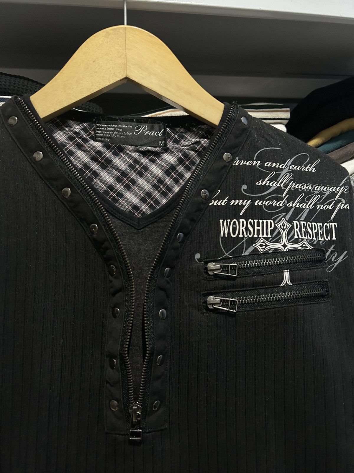 Japanese Brand Y2K Prack ifsixwasnine style longsleeve Size US M / EU 48-50 / 2 - 3 Thumbnail