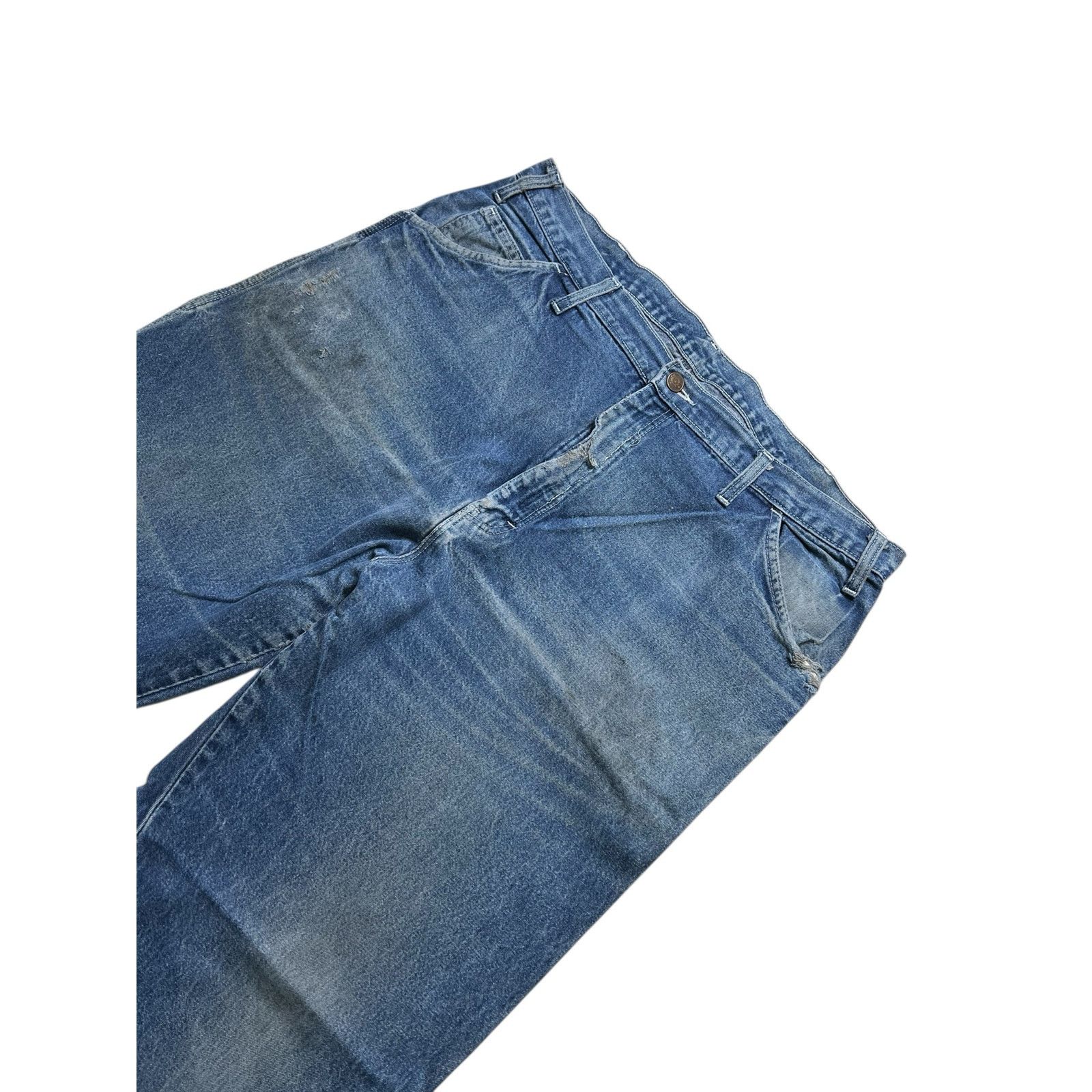 Dickies Dickies Jeans Mens Sz 40 Actual 37x29 Blue Talon VTG 80s Size US 40 / EU 56 - 11 Thumbnail