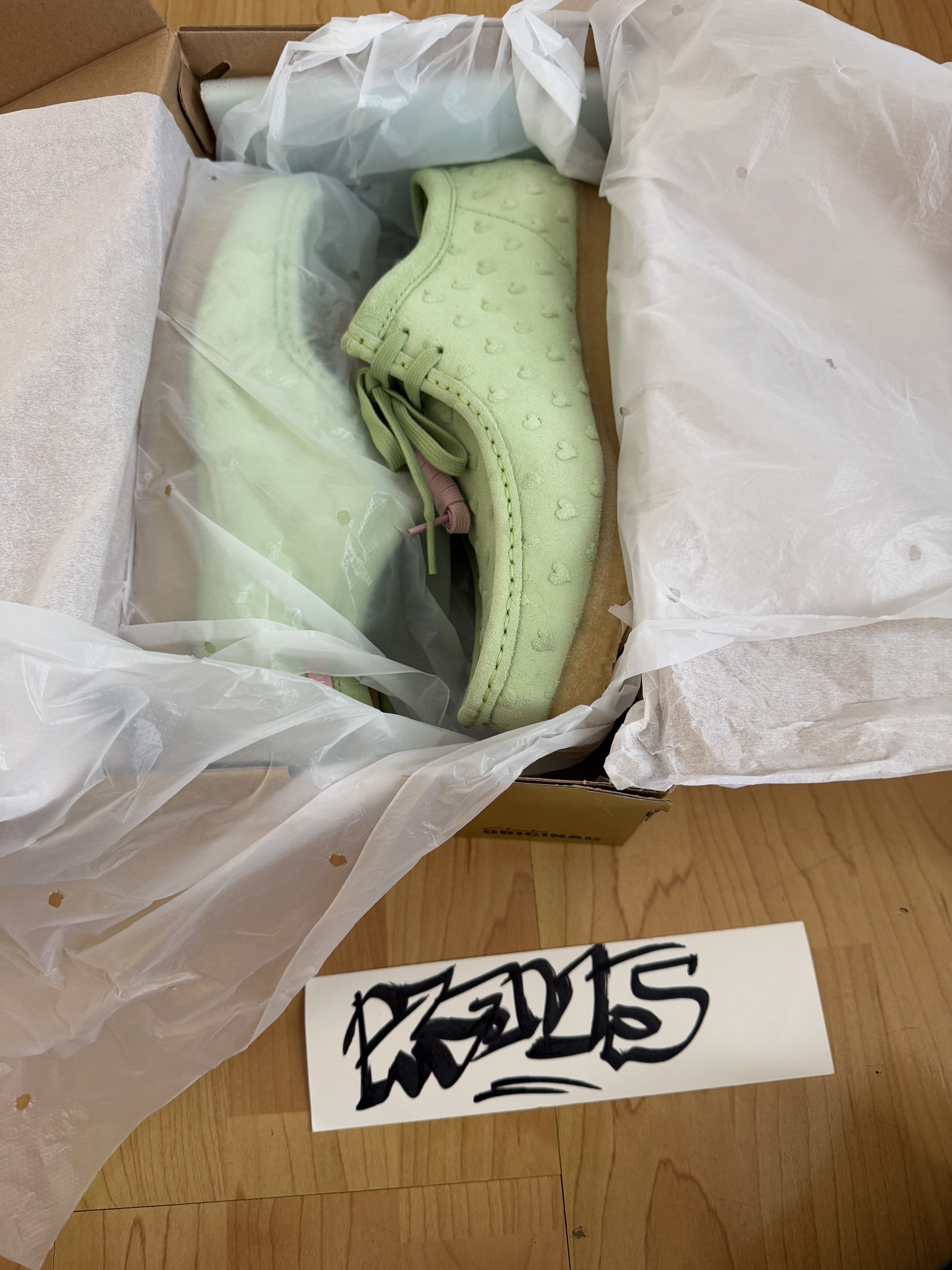 Clarks × Golf Wang CLARKS WALLABEE by GOLF WANG - Light Green 9 Size US 9 / EU 42 - 3 Thumbnail