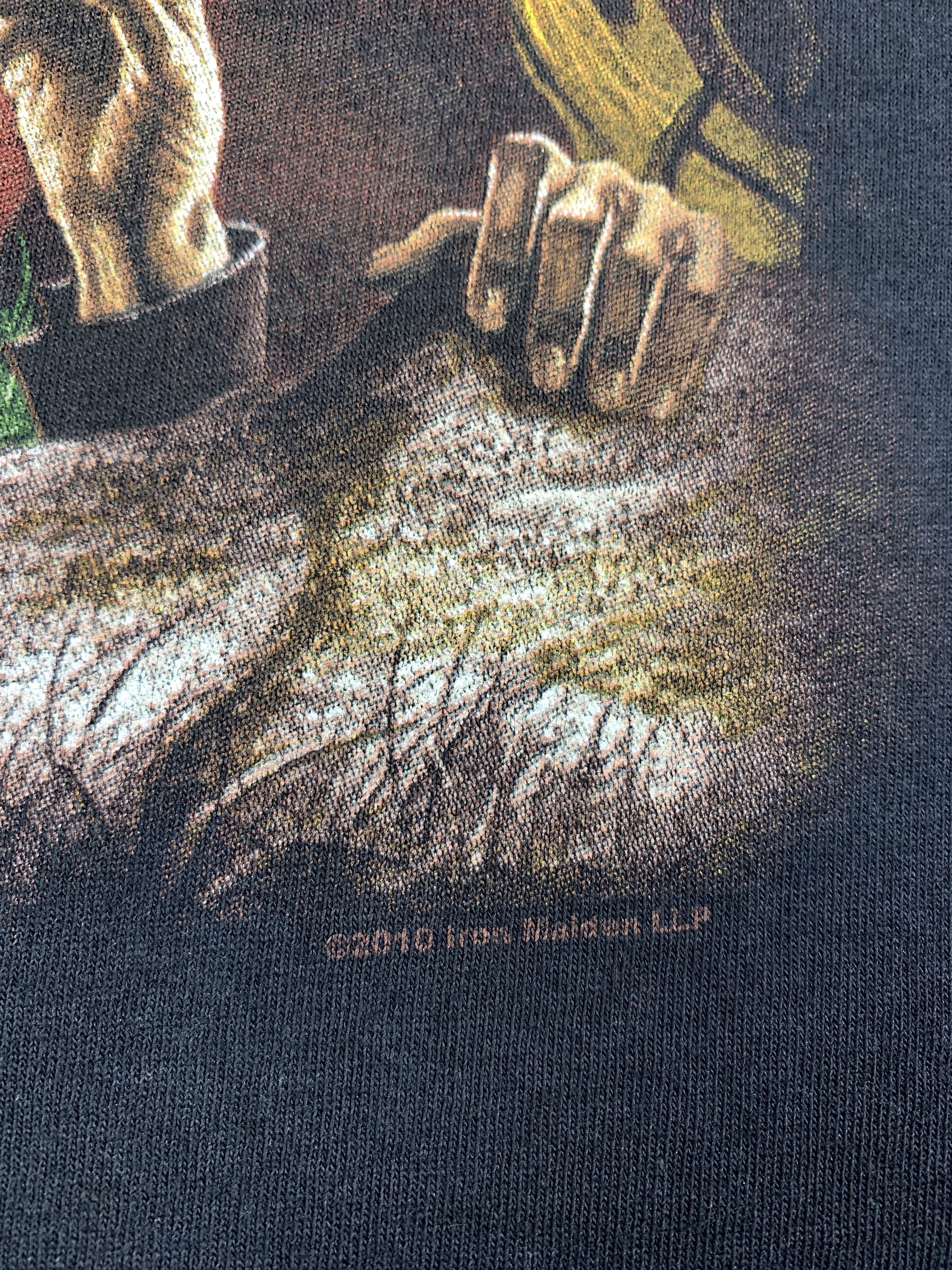 Band Tees × Iron Maiden × Vintage Vintage Iron Maiden The Trooper Metal Band T Shirt Size US M / EU 48-50 / 2 - 4 Thumbnail