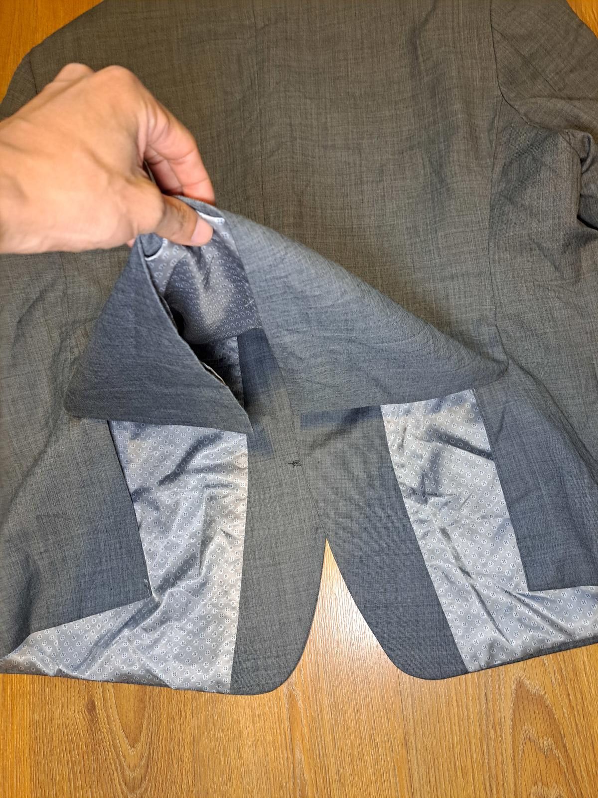 Polo Ralph Lauren Ralph Lauren Sport Coat Mens 56R Gray Wool Double Vented Size 54R - 8 Thumbnail