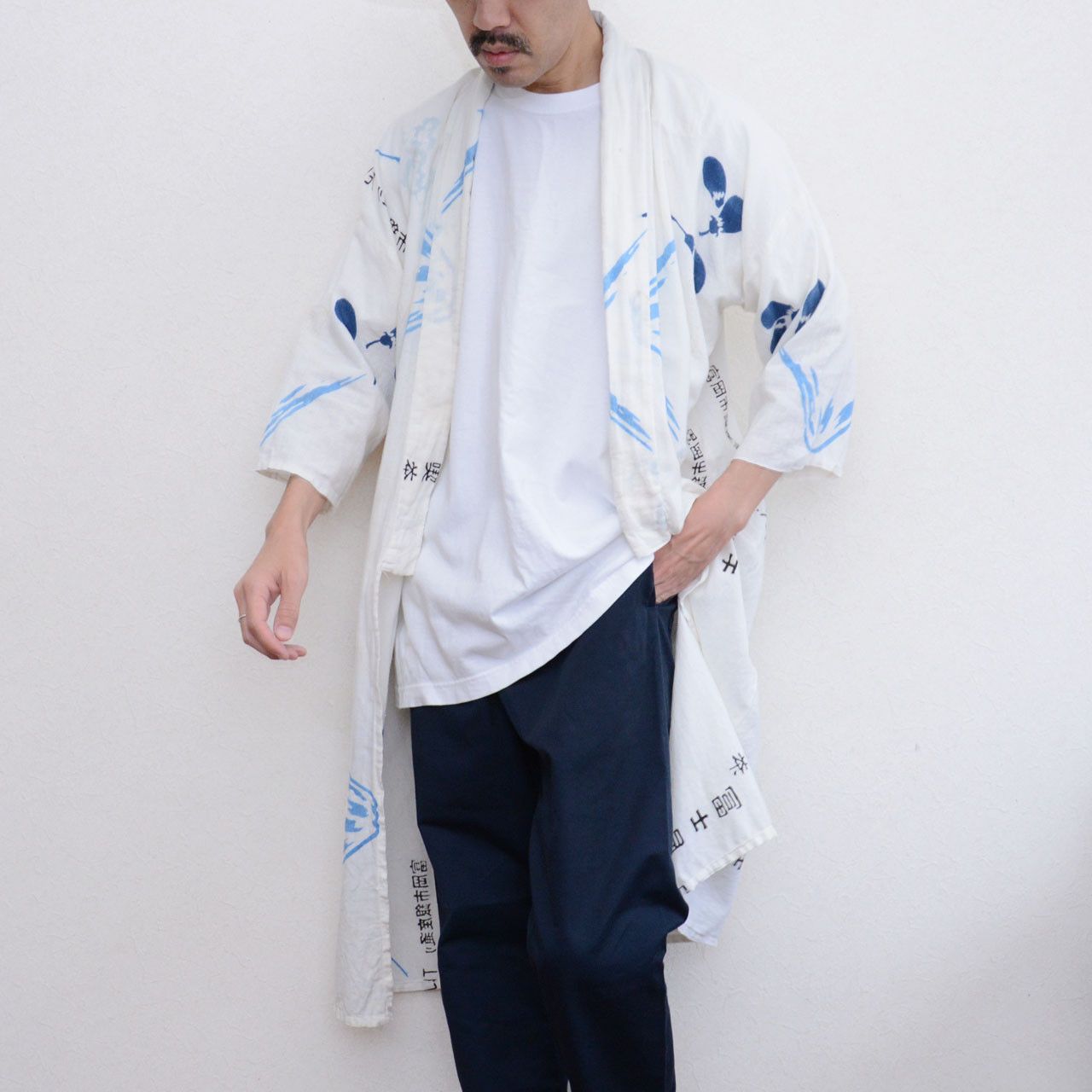 Other Vintage Japanese Tenugui Patchwork Kimono Cotton Robe Size US M / EU 48-50 / 2 - 1 Thumbnail