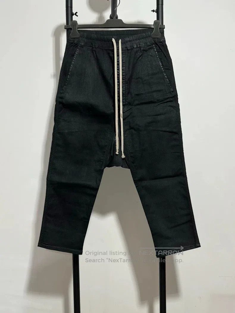 Rick Owens Rick Owens Waxed Cropped Pants S. Size US 38 / EU 54 - 1 Thumbnail