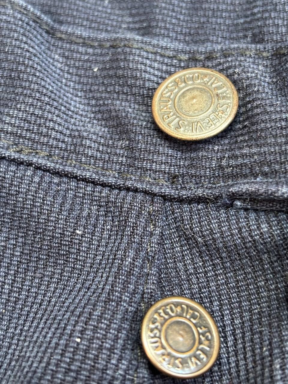 Levi's Rare Levi's 501 W33 Made in Italy Textured Navy Size US 33 - 6 Thumbnail