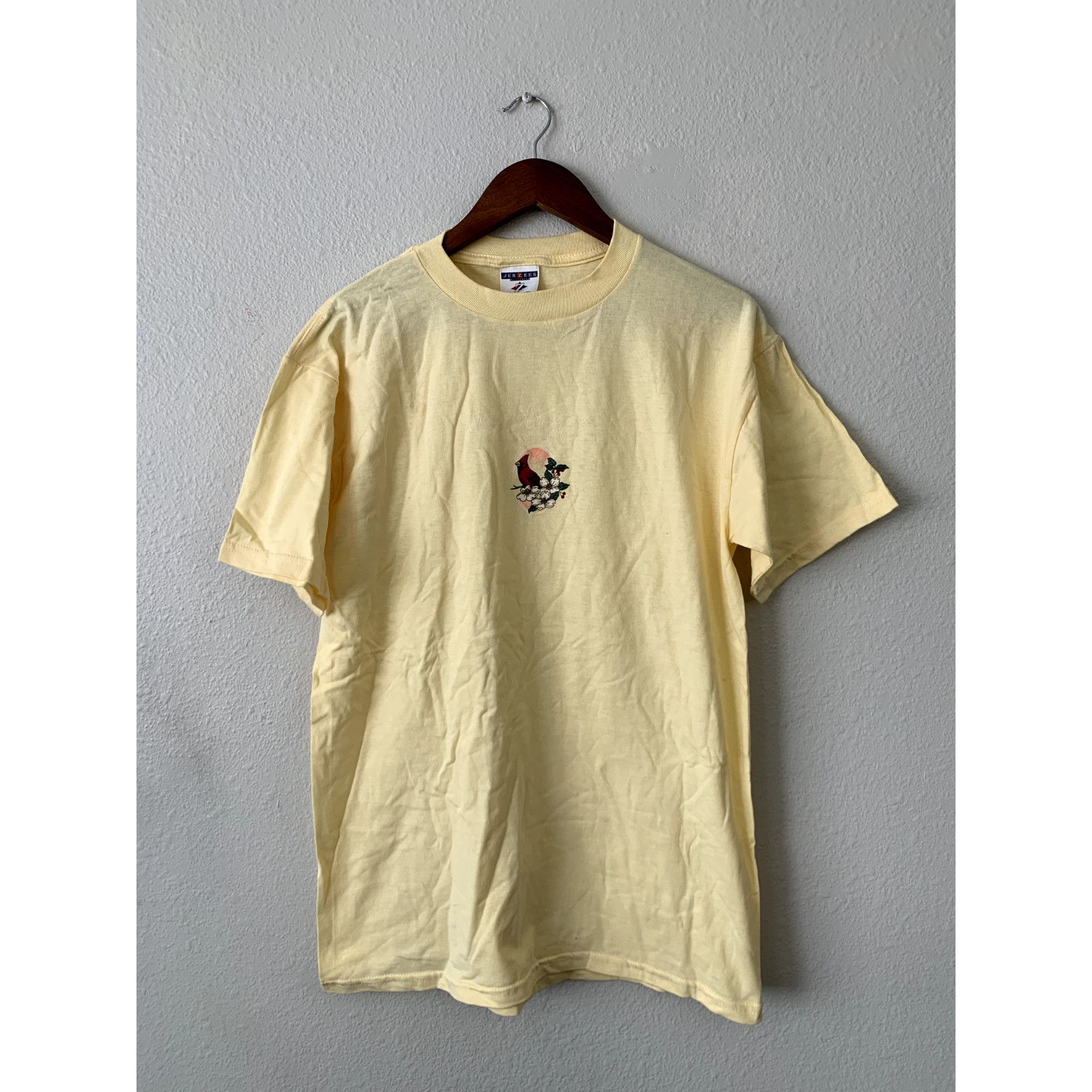 Jerzees Vintage West Virginia Almost Heaven Shirt Bird T-Shirt M Size US M / EU 48-50 / 2 - 1 Thumbnail