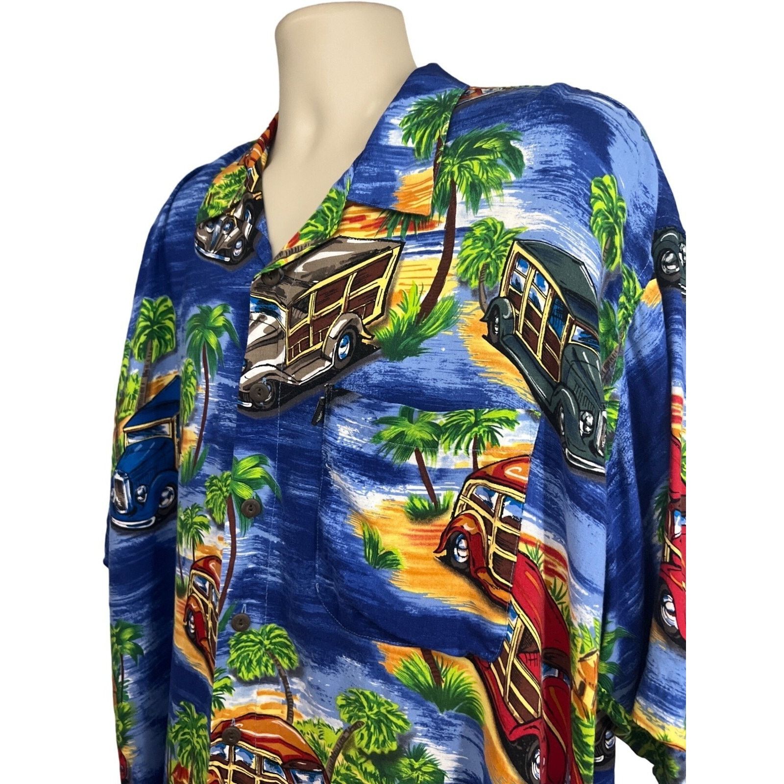 Vintage Vintage All Over Hawaiian Floral Print Shirt 2XL Pocket Size US XXL / EU 58 / 5 - 5 Thumbnail