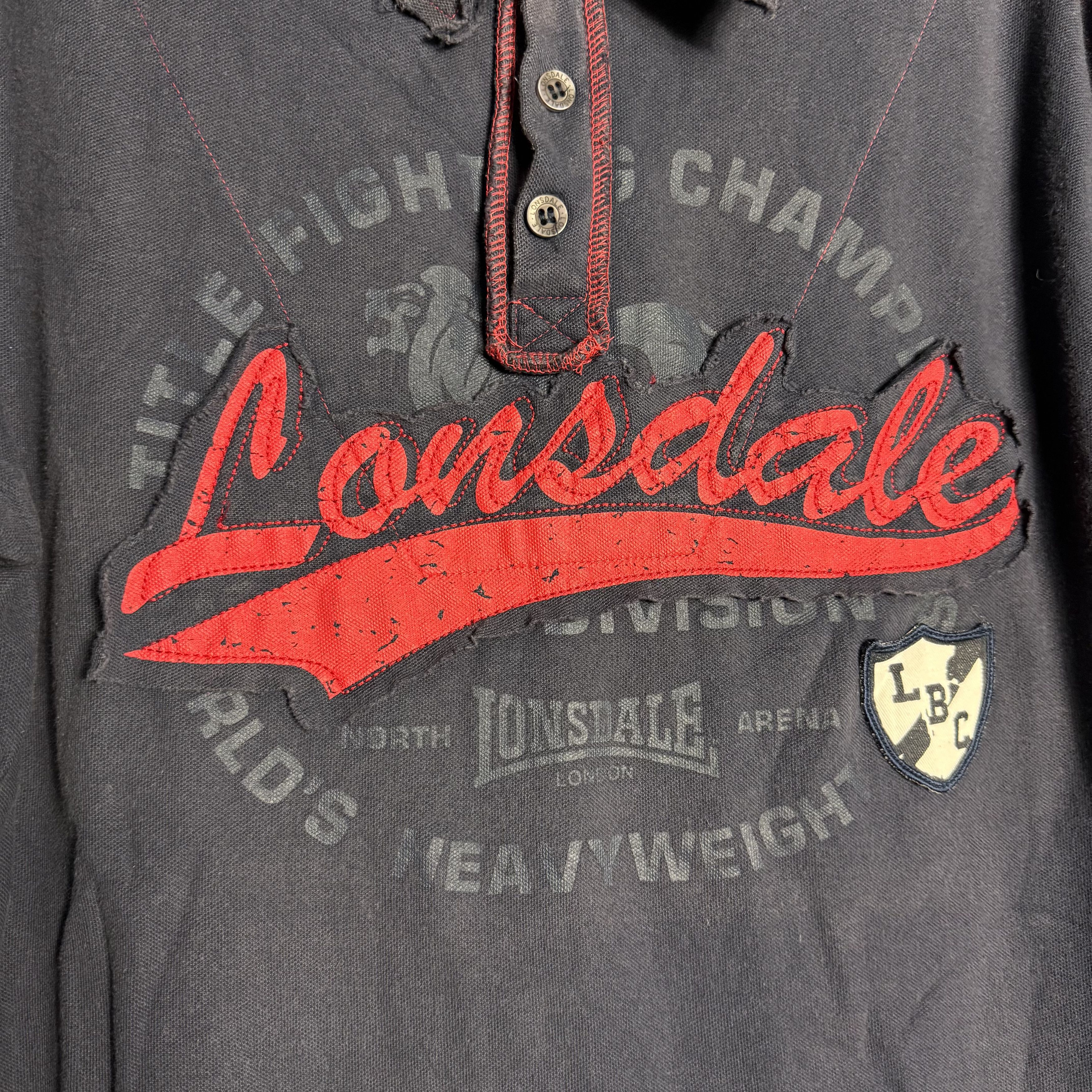 Lonsdale 🔥RARE🔥Vintage Lonsdale London Moyne Patches Polo Shirt Size US XL / EU 56 / 4 - 4 Thumbnail