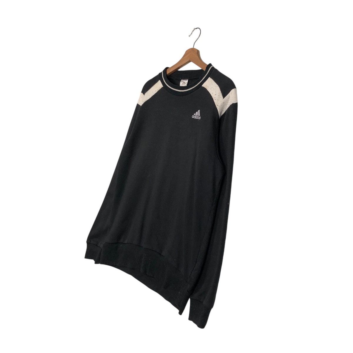 Adidas 📌Vintage Long Sleeve Sweatshirt Adidas Big Logo Size US L / EU 52-54 / 3 - 3 Thumbnail