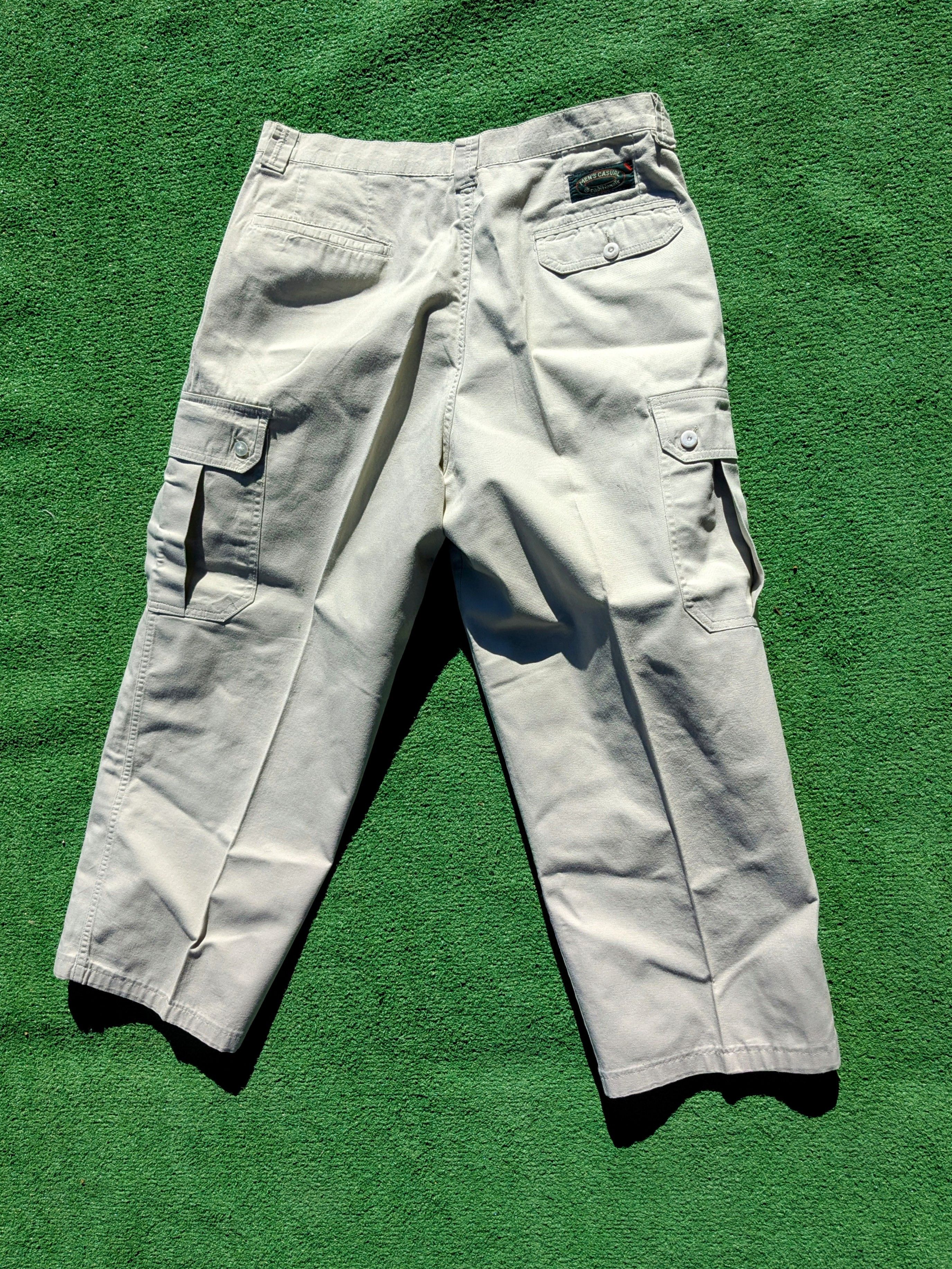 Other VTG Casual Traditional Cargo Khaki Pleated Relaxed Pants Size US 32 / EU 48 - 1 Thumbnail