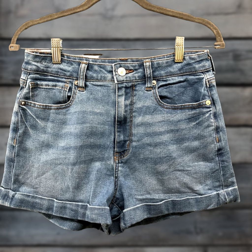 American Eagle Outfitters American Eagle Mom Short Womens Jean Extra Large XL Stretch Roll Cuff Size 28" / US 6 / IT 42 - 1 Thumbnail
