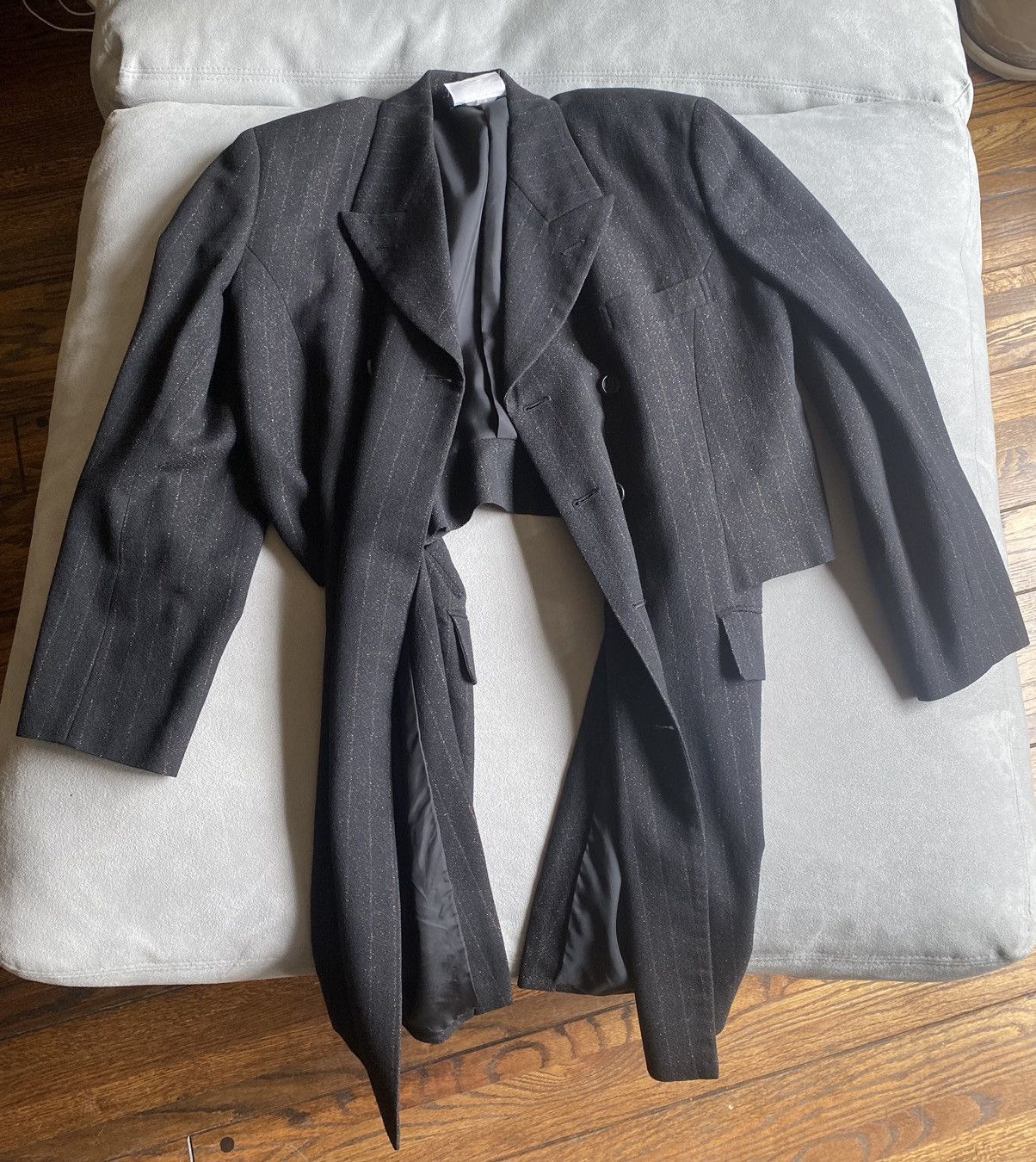 Comme des Garcons CDG double breasted wool coat Size US M / EU 48-50 / 2 - 9 Thumbnail