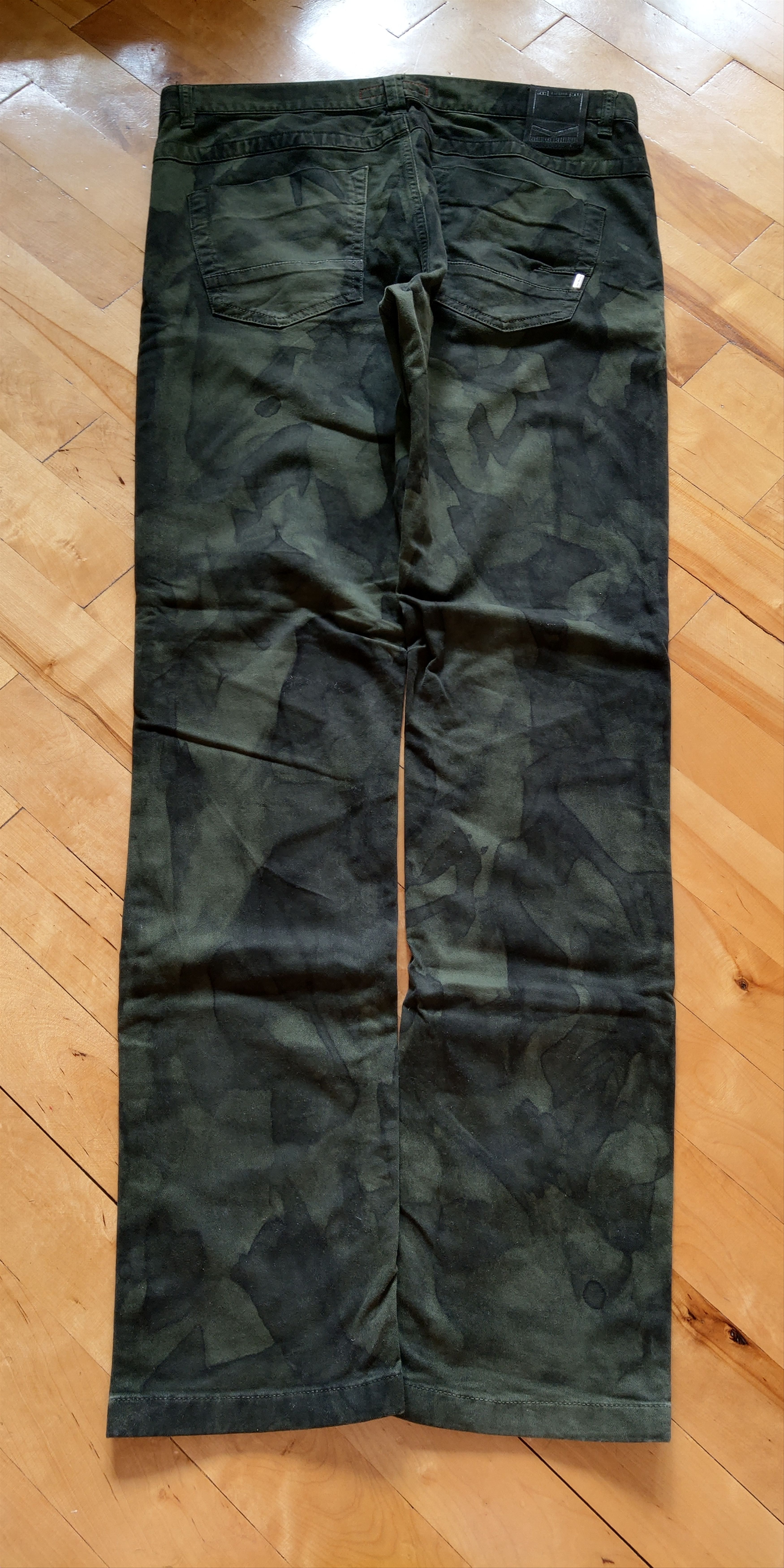 Dirk Bikkembergs Brush Painted Camo Pants BIKKEMBERGS Rare Trousers Fitted Size US 33 - 4 Thumbnail