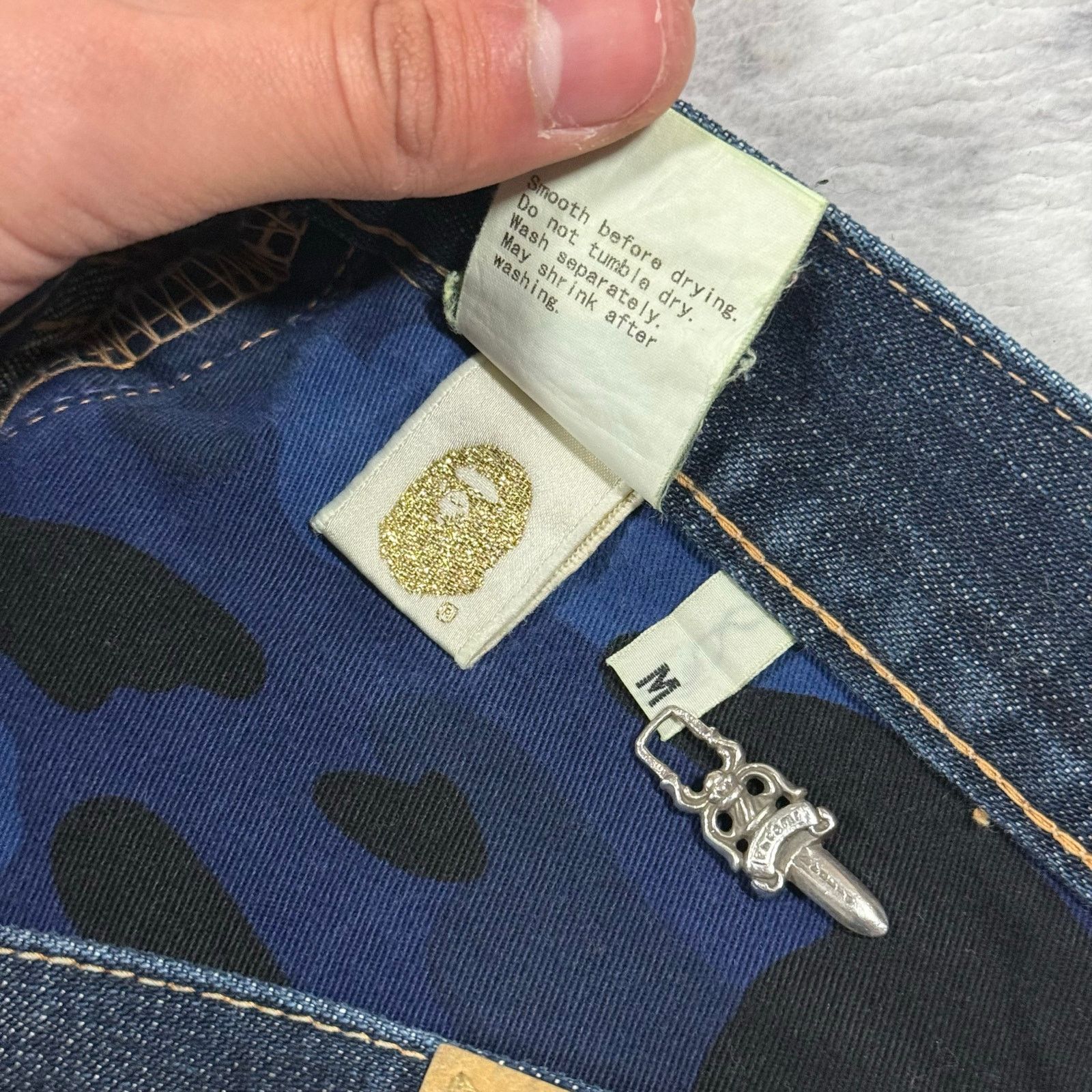 Bape × Nigo Authentic Bape 2000’s ASNKA Jeans 32 Size US 32 / EU 48 - 6 Thumbnail