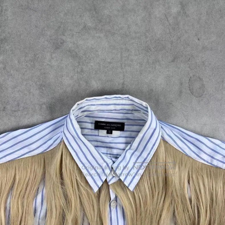 Comme des Garcons Comme Des Garcons CDG Striped Hair Shirt. Size US M / EU 48-50 / 2 - 3 Thumbnail