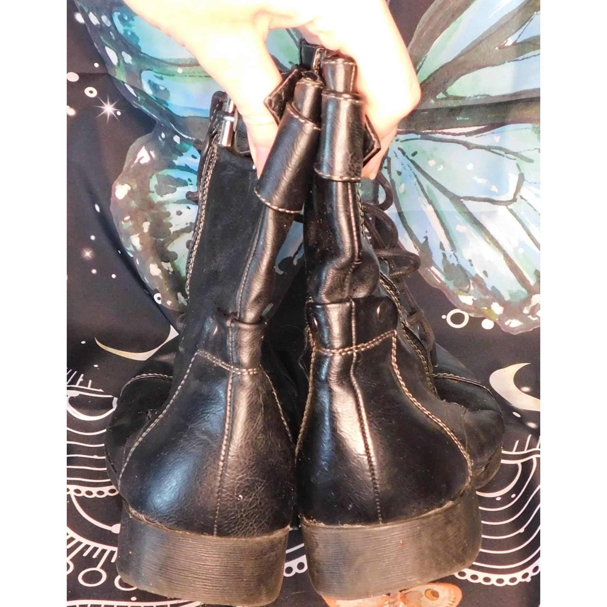 Guess G by Guess Black Moto Boots Size 9.5 Womens Size US 9.5 / IT 39.5 - 6 Thumbnail