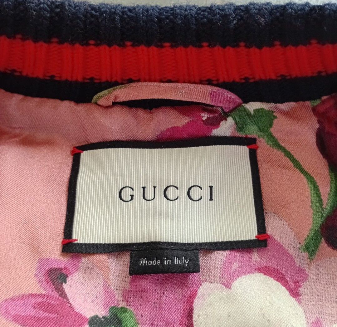 Gucci Crackle Bomber Leather Jacket in size 44IT(S) Size S / US 4 / IT 40 - 7 Thumbnail
