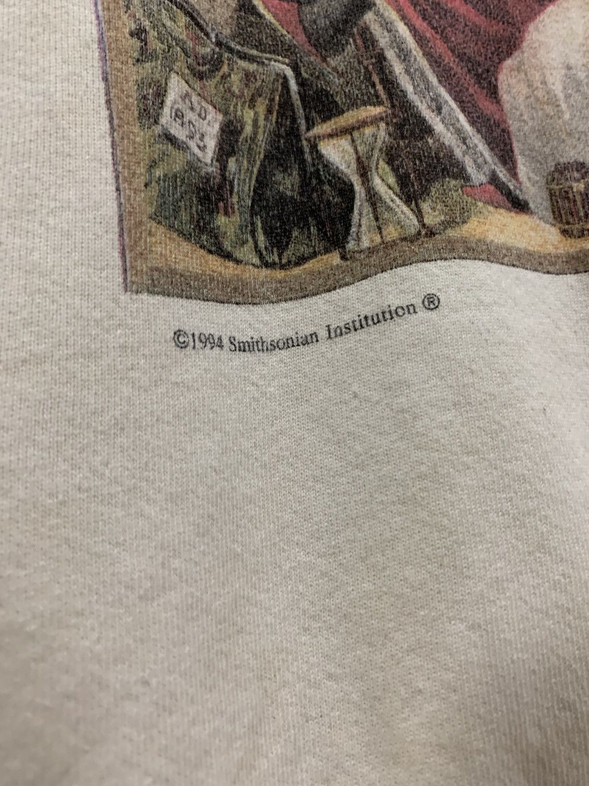 Other Vintage '90s Sweatshirt New Years Santa Cherub Smithsonian Size US M / EU 48-50 / 2 - 4 Thumbnail
