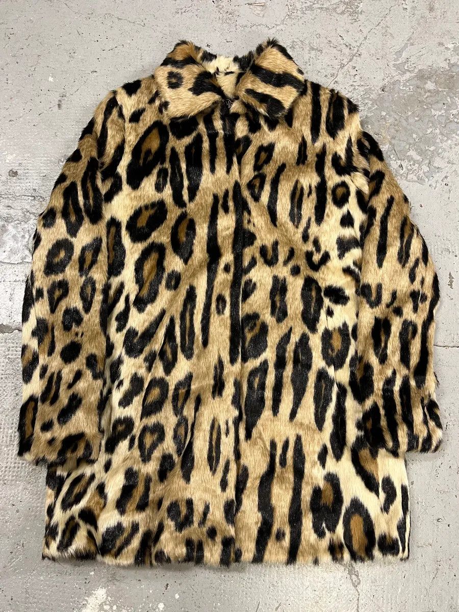 Armani 2000s Armani Fake Fur Leopard Long Jacket Size M / US 6-8 / IT 42-44 - 1 Thumbnail