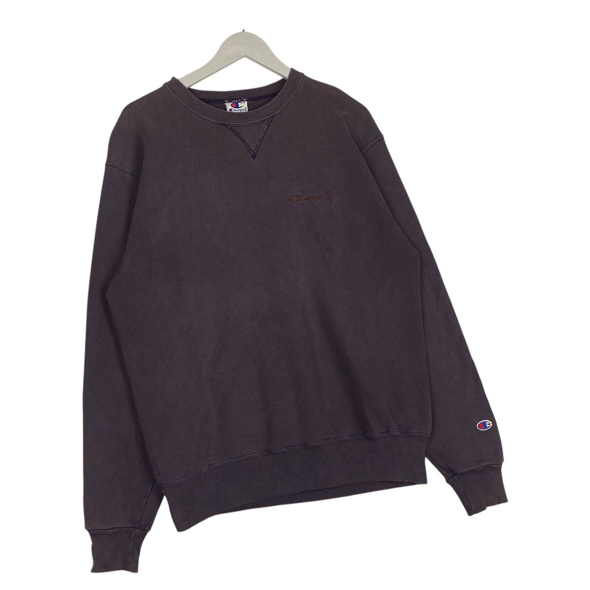 Champion Vintage Champion Embroidered Sweatshirt Crewneck Purple Size US M / EU 48-50 / 2 - 3 Thumbnail