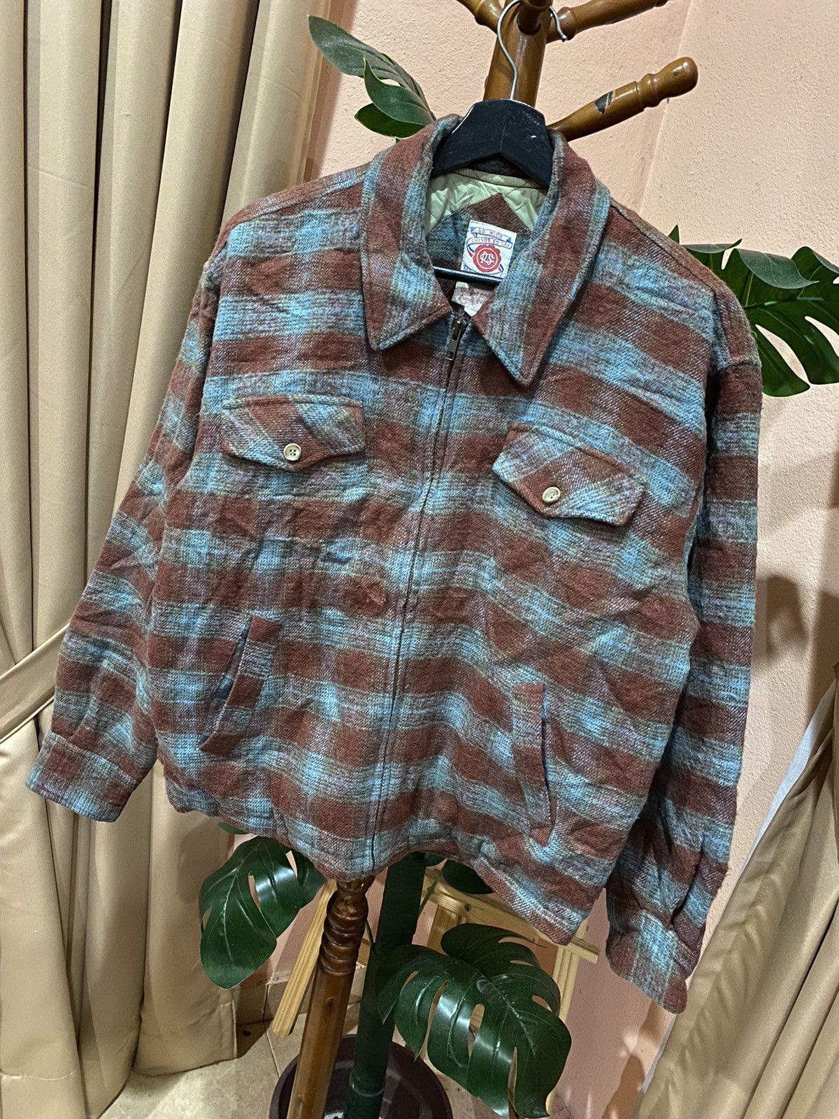 Other Vintage “PS Let’s Get Together” Quilted Plaid Jacket Size US M / EU 48-50 / 2 - 2 Thumbnail