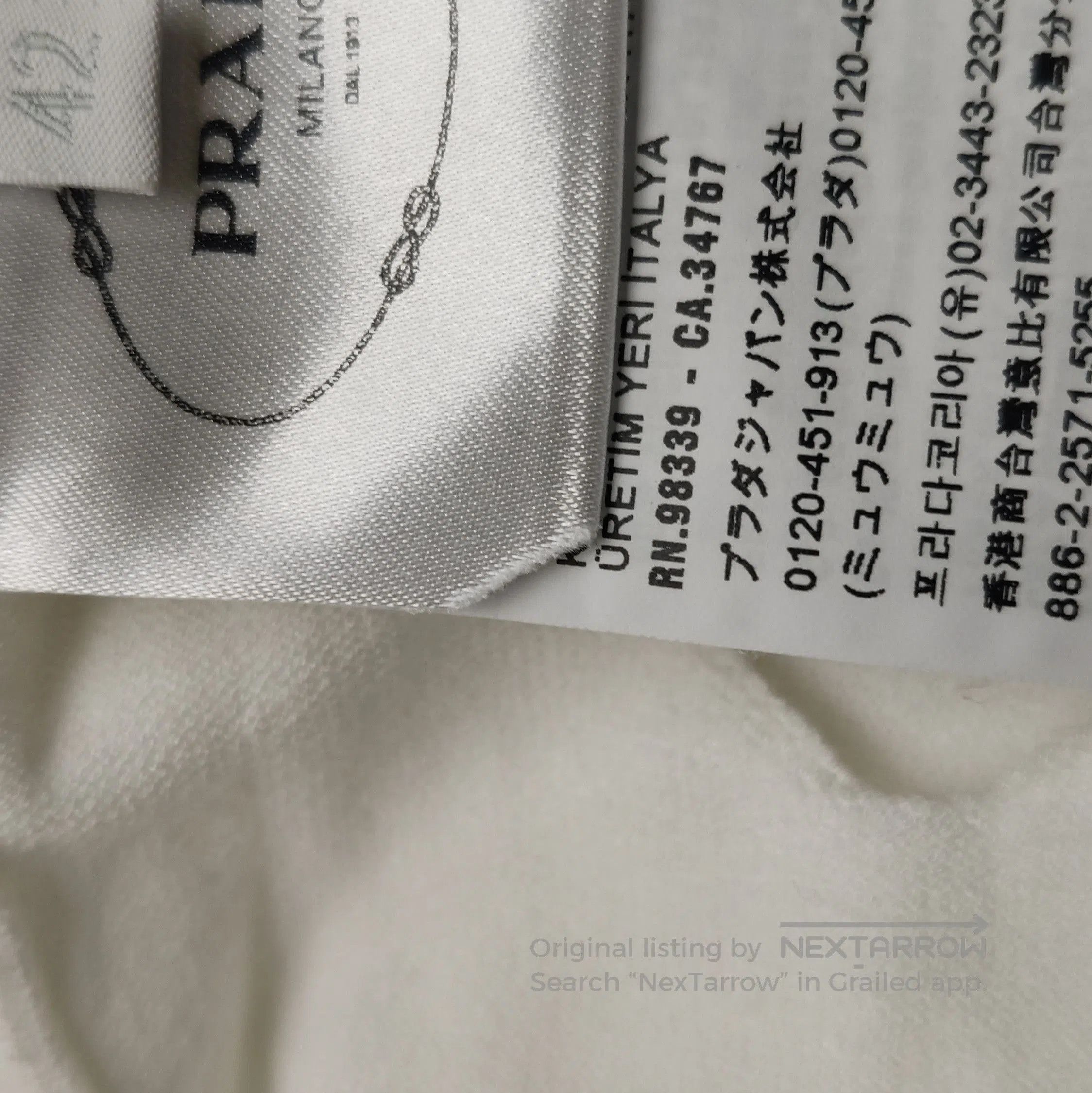 Prada Prada Logo Knit Top with Cut. Size L / US 10 / IT 46 - 9 Thumbnail