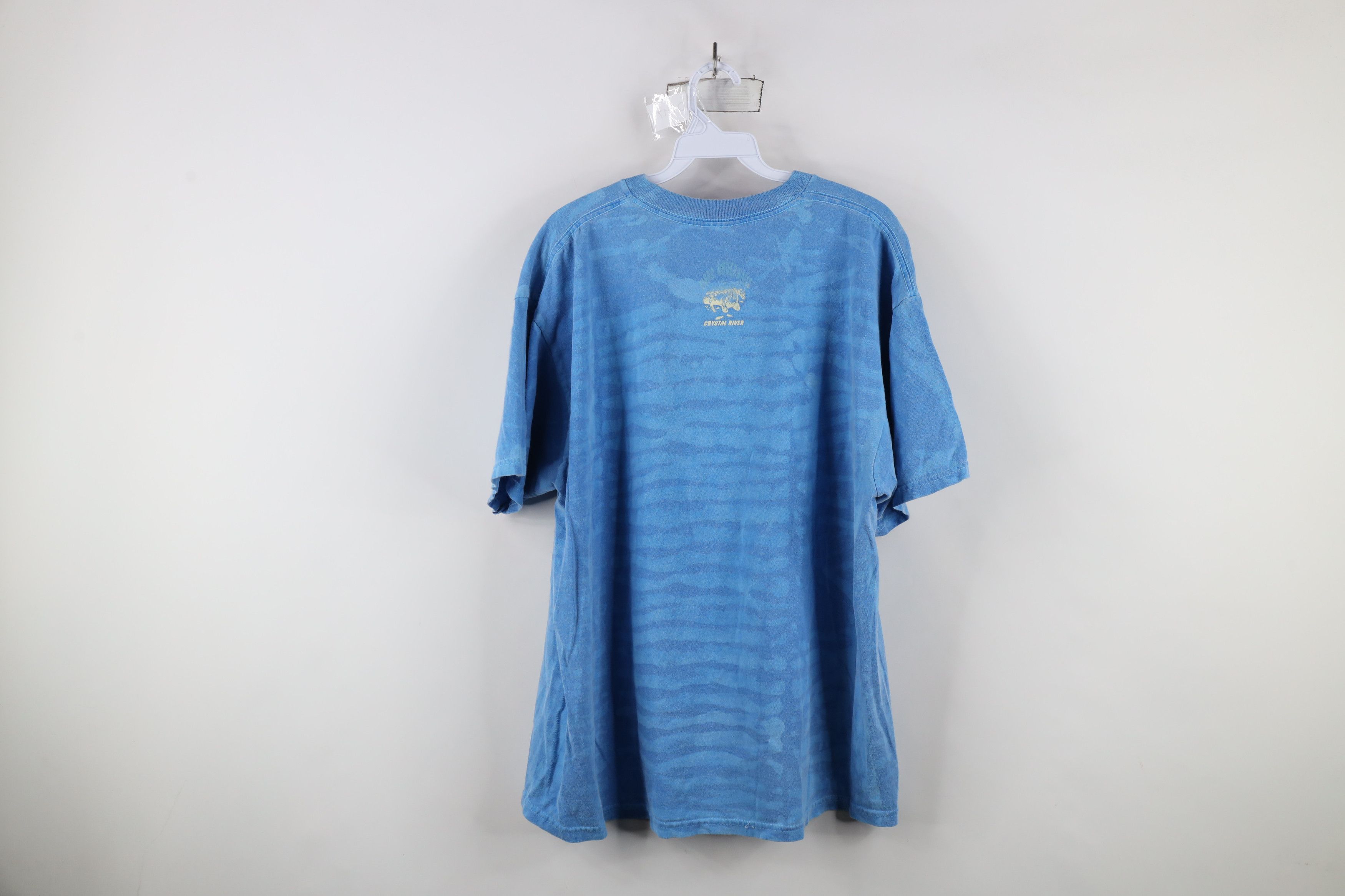 Vintage Vintage 90s Streetwear Wash Manatee Short Sleeve T-Shirt Size US XL / EU 56 / 4 - 9 Thumbnail