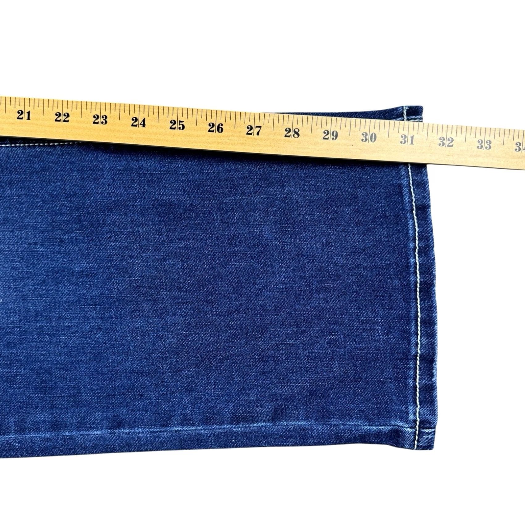 Vintage Flamingals Jeans Women's 3XL 40x31 Bootcut Distressed Midrise Wide Leg Baggy Denim Bootcut Jeans Size 40" / US 18 - 5 Thumbnail