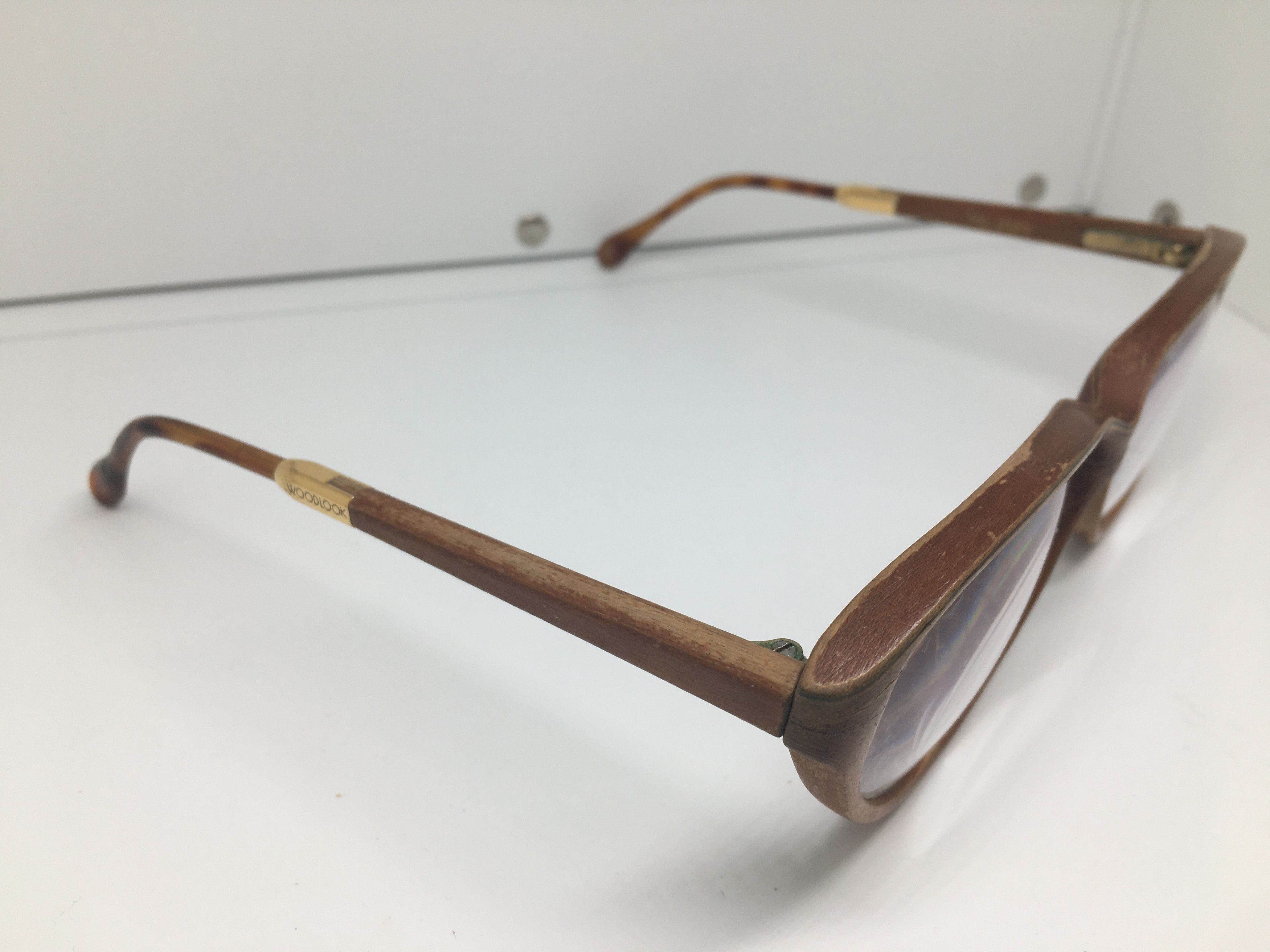 Vintage Vintage WOODLOOK Paris 2649 WOOD Eyeglasses Frame Size ONE SIZE - 2 Thumbnail