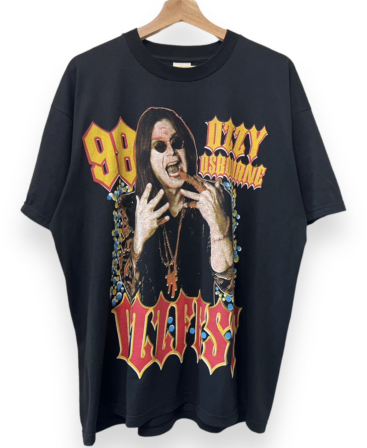 Band Tees × Ozzy Osbourne × Vintage Vintage 1998 Ozzy Osbourne Ozzfest Concert Shirt - XL Size US XL / EU 56 / 4 - 1 Thumbnail