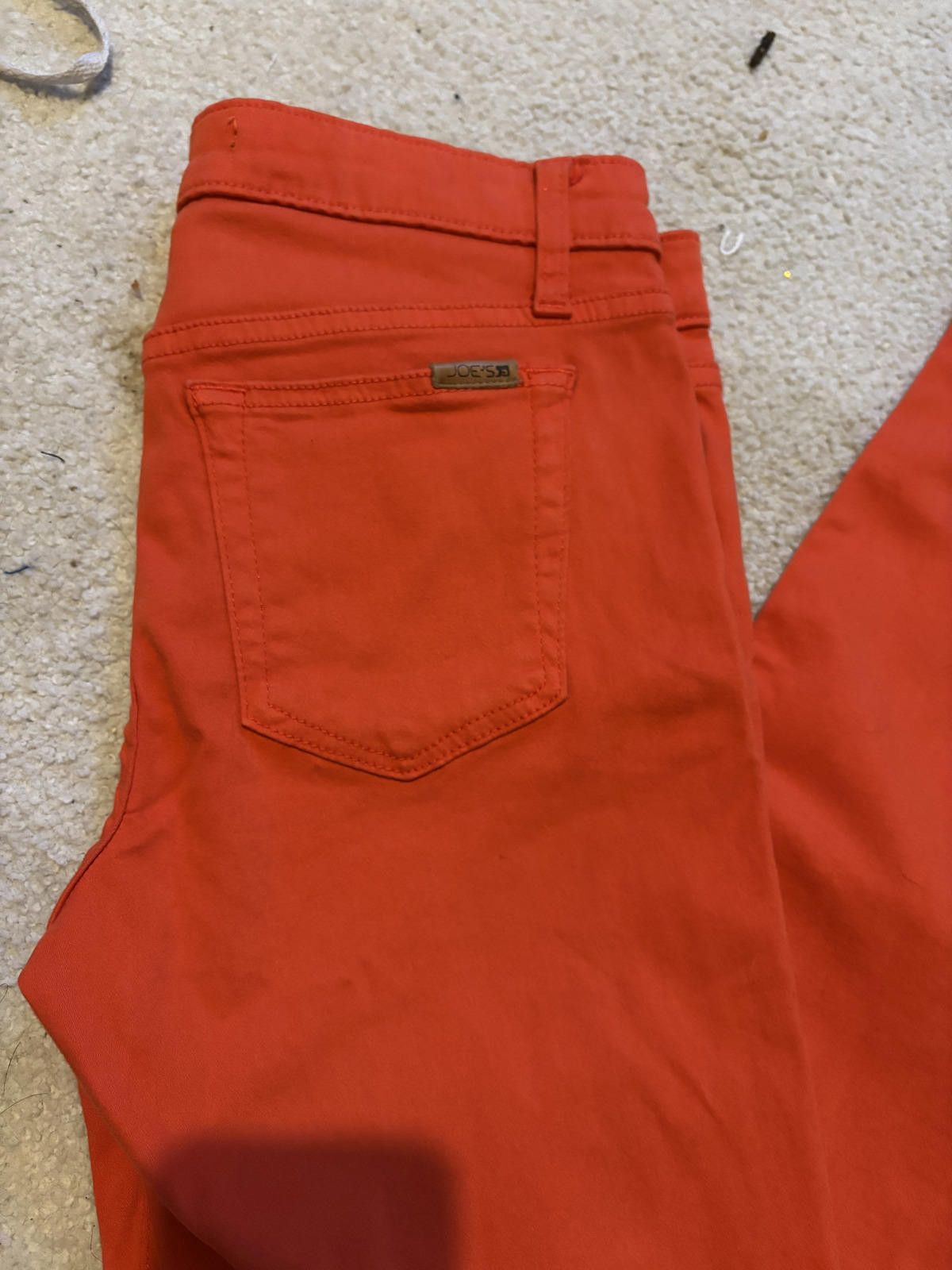 Other Women's Joe's Jeans Skinny Jeans in Bright Orange 27 Size 27" / US 4 / IT 40 - 2 Thumbnail