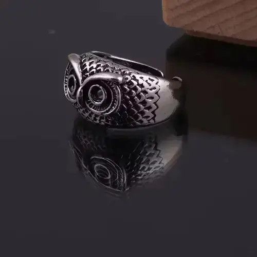 Japanese Brand Owl Ring Size 26 - 4 Thumbnail