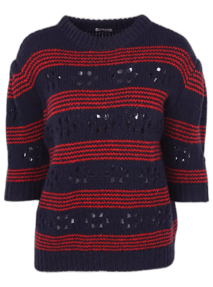 Miu Miu MIU MIUAW15 show Miu Miu hollow wool sweater Size US XS / EU 42 / 0 - 1 Thumbnail