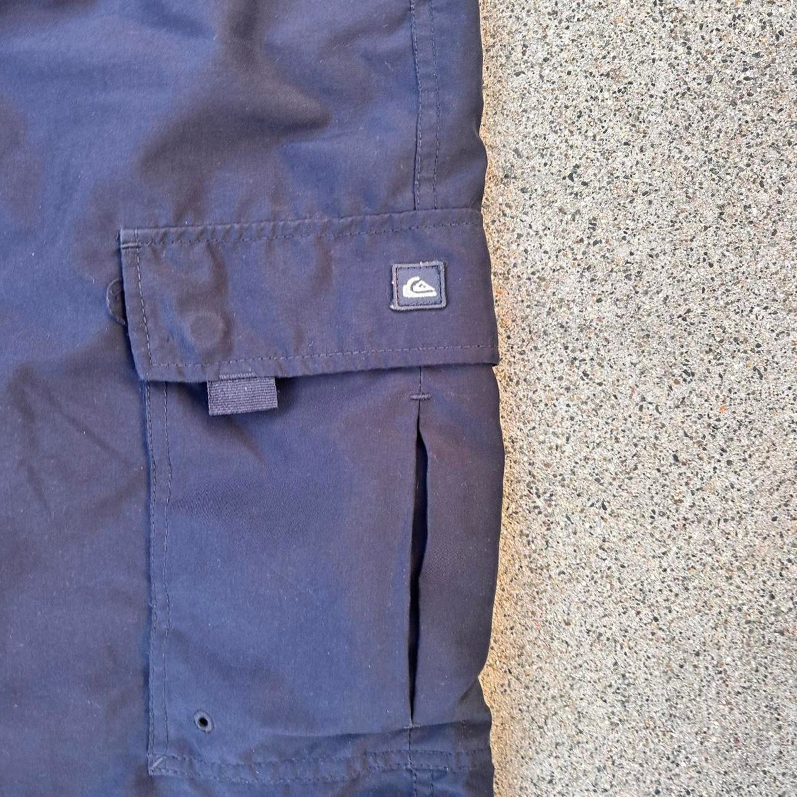 Quiksilver Vintage 90s Quiksilver Cargo Shorts Baggy Cargo Size US 36 / EU 52 - 5 Thumbnail