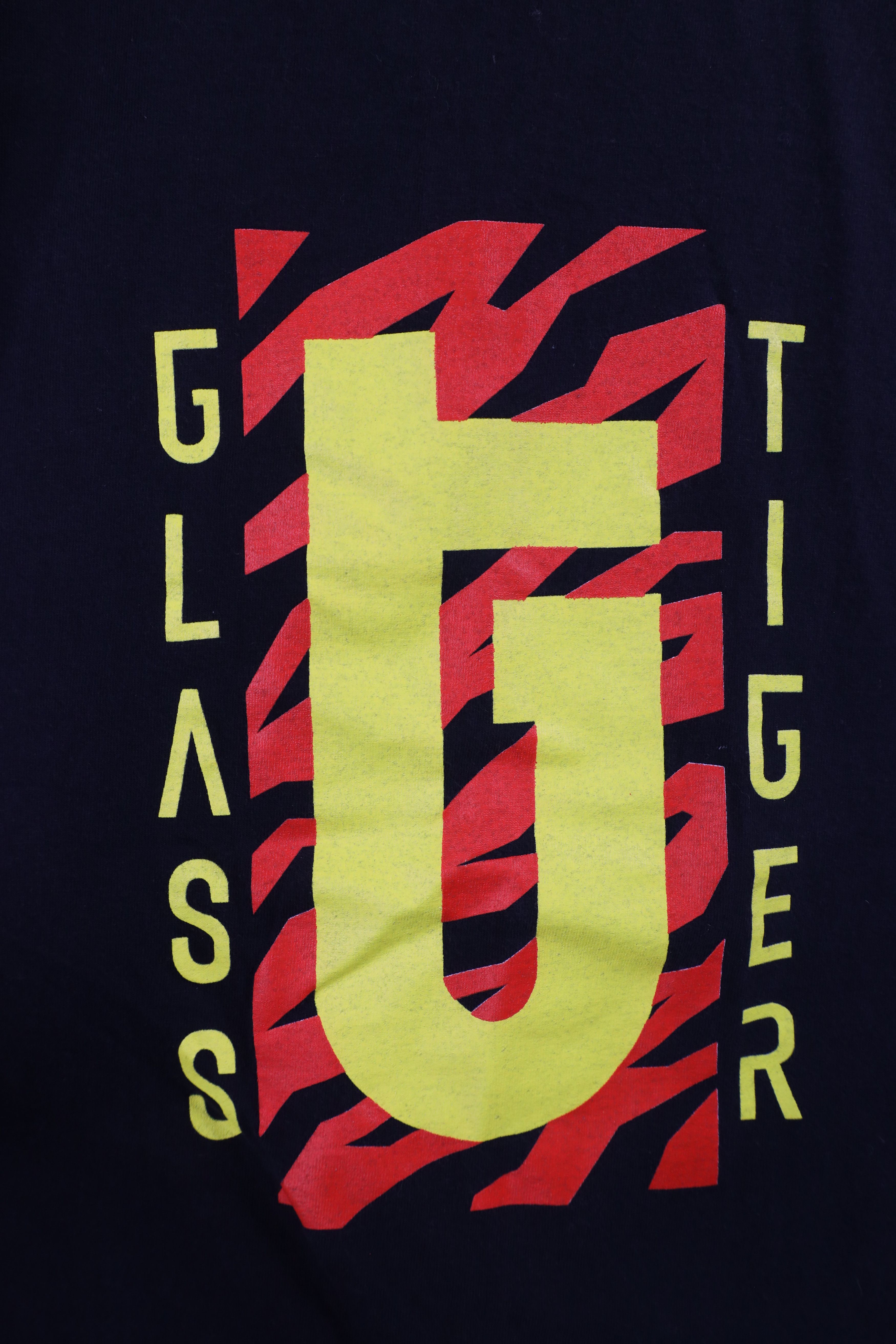 Vintage Vintage 90s Glass Tiger Band Short Sleeve T-Shirt Black Size US XL / EU 56 / 4 - 4 Thumbnail