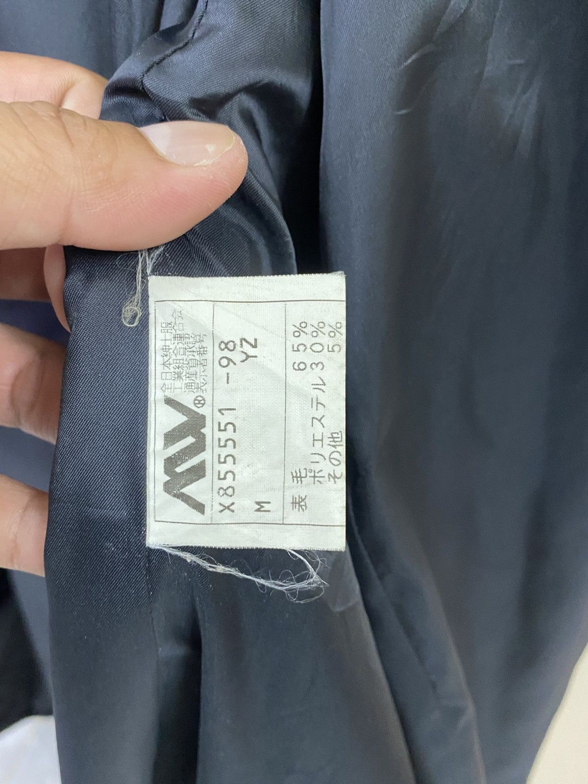 Yohji Yamamoto Vintage A.A.R Yohji Yamamoto Wool Overcoat - Made in Japan Size US M / EU 48-50 / 2 - 10 Thumbnail