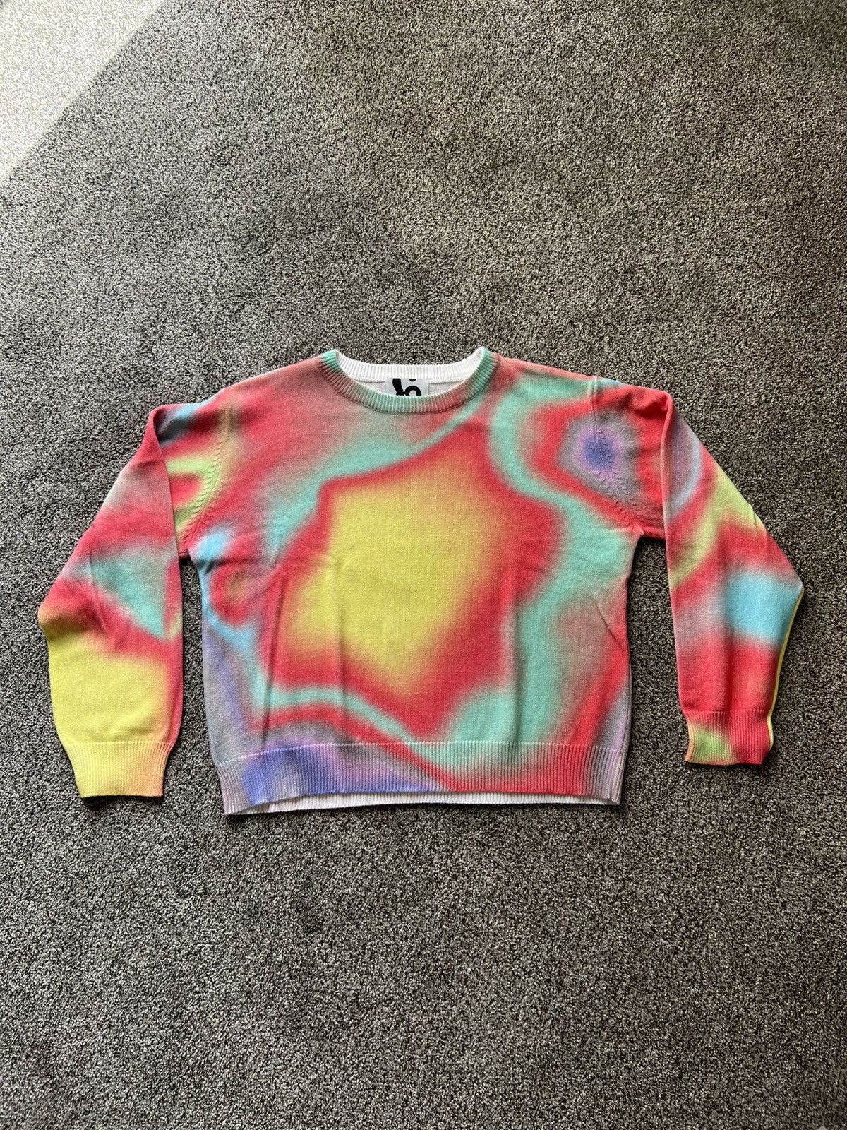 Bad Son Badson "SPCTRM" Knit Pullover Sweater Size US XL / EU 56 / 4 - 5 Thumbnail
