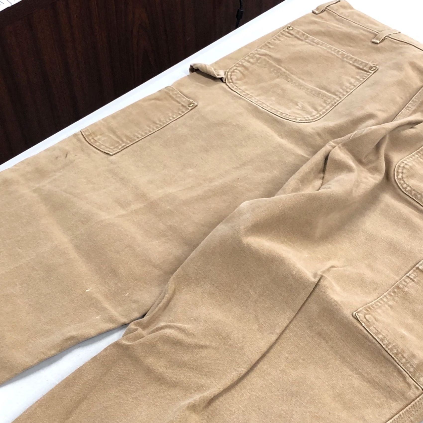 Carhartt VINTAGE Carhartt Jeans Pants Brown 40x26 Carhartt Double Knee Carpenter 5-Pocket Regular Mens Brown Denim Straight N/A Size US 40 / EU 56 - 6 Thumbnail