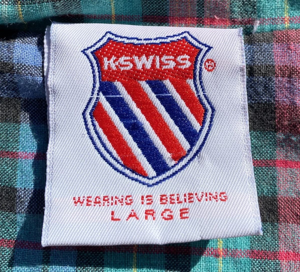 K-Swiss Vintage 90’s K Swiss Plaid Lining Full Zip Jacket Men’s XL Size US XL / EU 56 / 4 - 7 Thumbnail