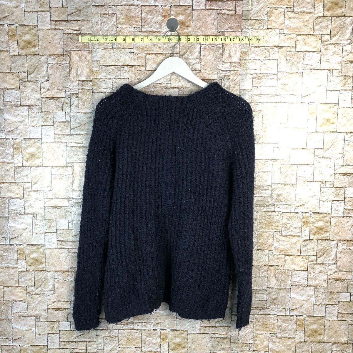 Homespun Knitwear × Japanese Brand Lilly Lyn Dark Blue Knitwear #A1069 Size M / US 6-8 / IT 42-44 - 12 Thumbnail