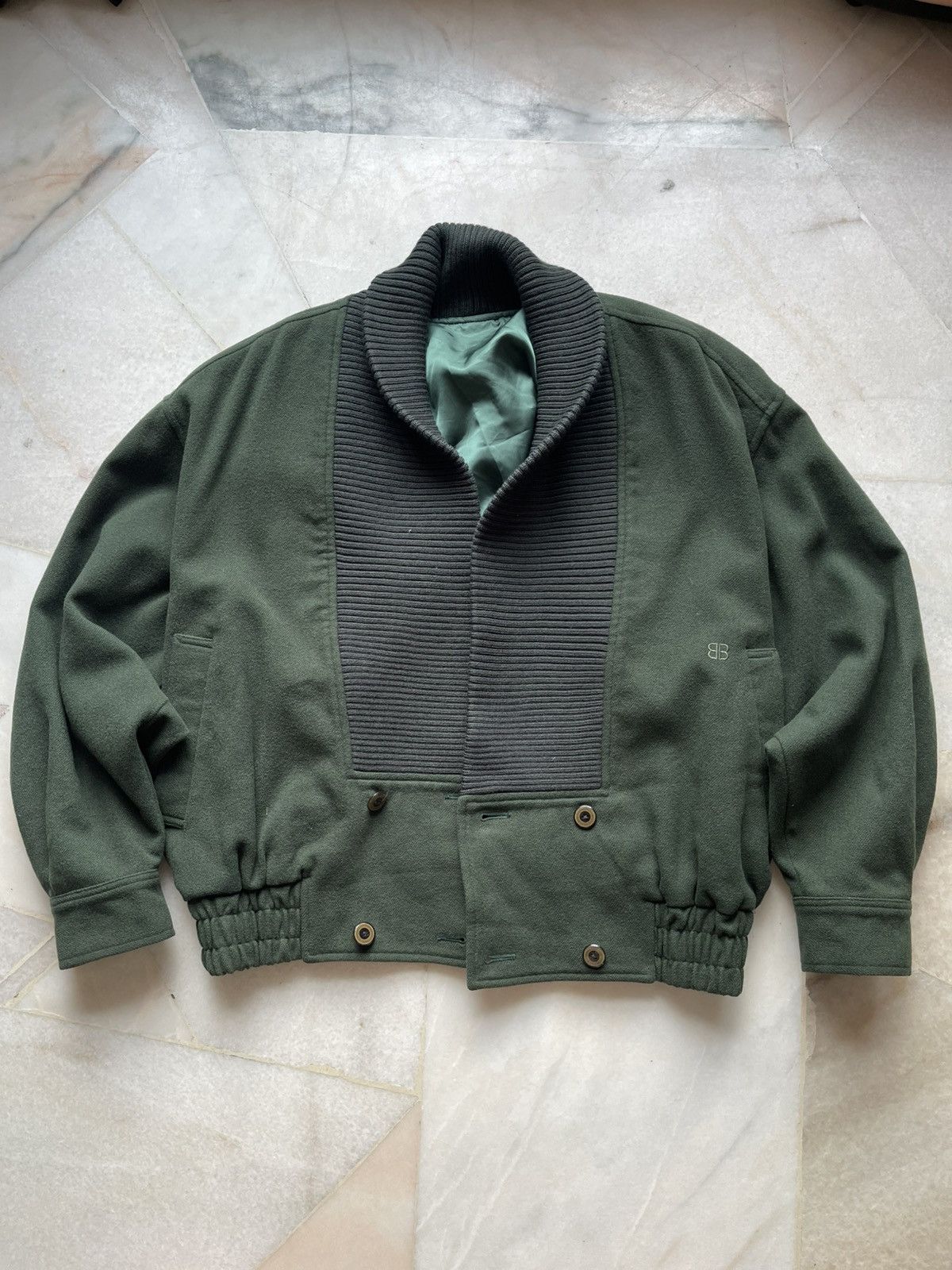 Balenciaga Vintage Balenciaga Wool Jacket Size US L / EU 52-54 / 3 - 10 Thumbnail