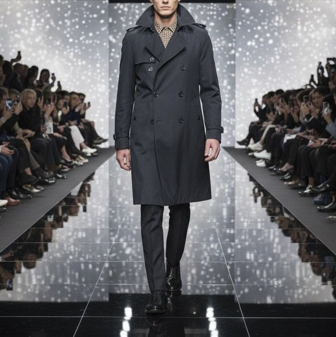 Burberry HEAVY COATS BURBERRY. (GJ7) Size US XL / EU 56 / 4 - 1 Thumbnail