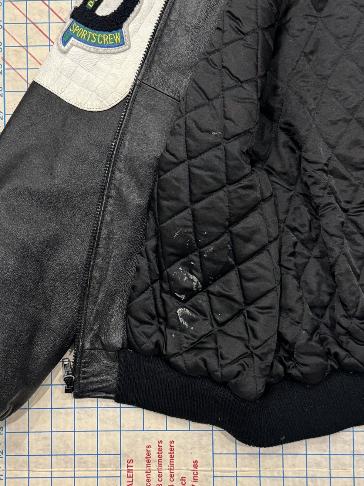 Vintage Vintage Alamos Delta Force Leather Bomber Jacket Mens SizeXL Size US XL / EU 56 / 4 - 11 Thumbnail