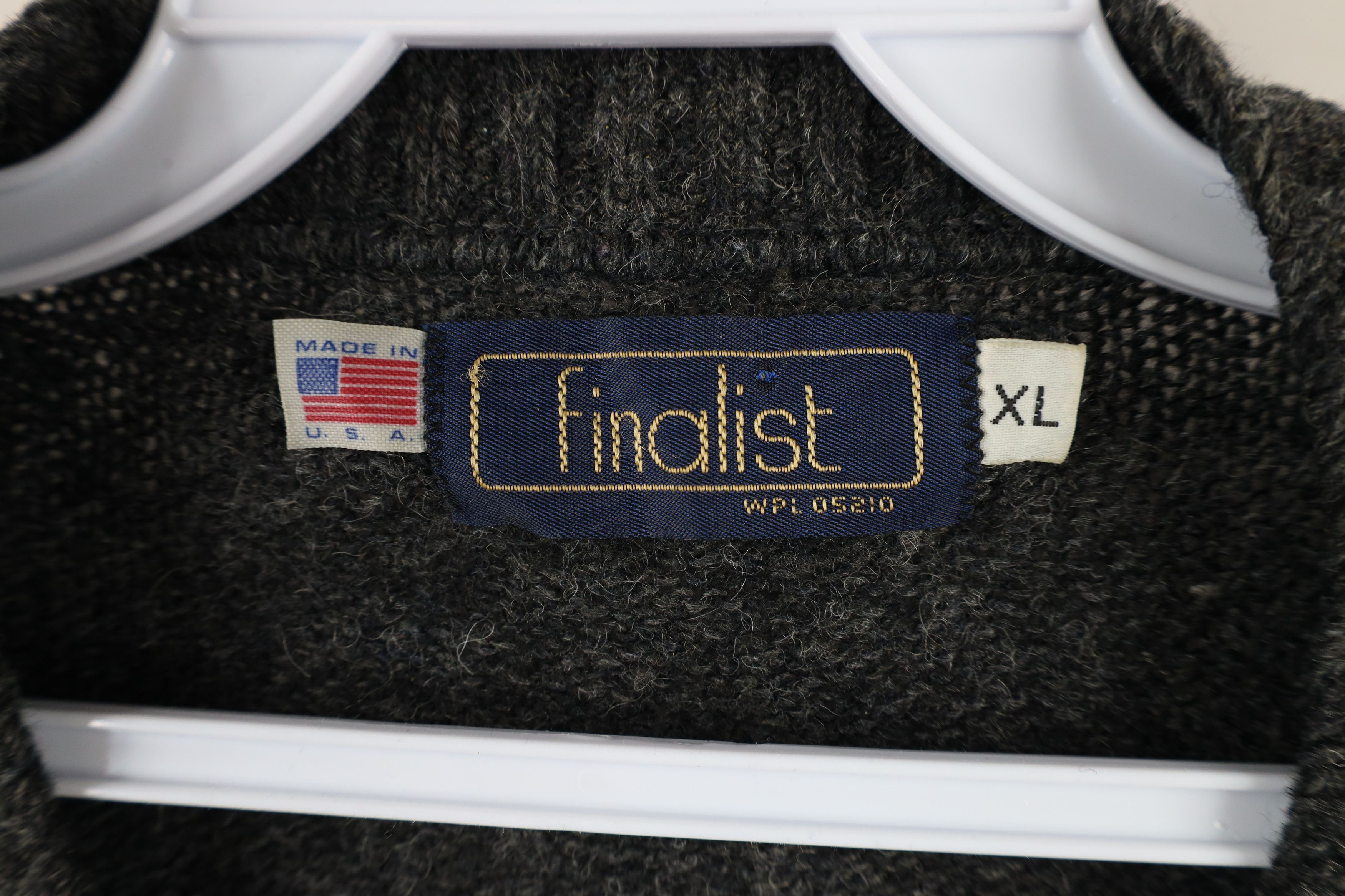 Vintage Vintage 90s Shetland Wool Herringbone Knit Sweater Vest USA Size US XL / EU 56 / 4 - 7 Thumbnail