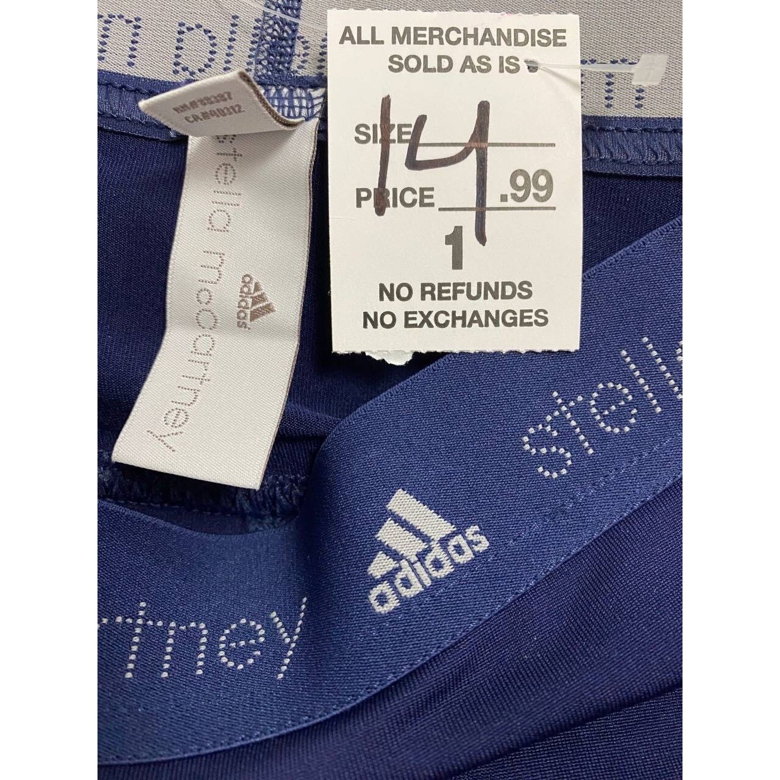 Adidas Adidas By Stella McCartney Royal Blue Purple Zipper A003092 Size 36" / US 14 / IT 50 - 8 Thumbnail